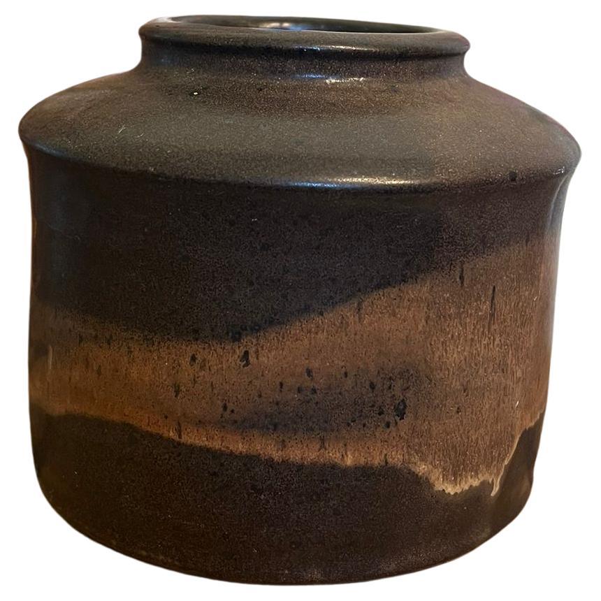 Vintage Large Handmade Porcelain Mid Century Modern Vase