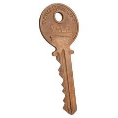 Vintage Large Heavy Duty Oversized Yale Locksmiths Trade Sign Plaque, C.1950