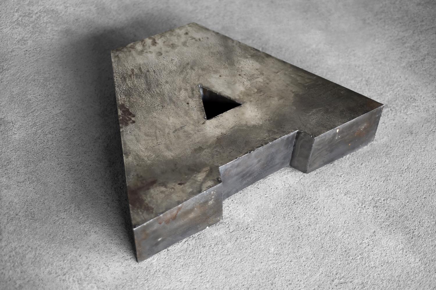 Vintage Large Industrial Polish Metal Letter A, 1950s For Sale 2