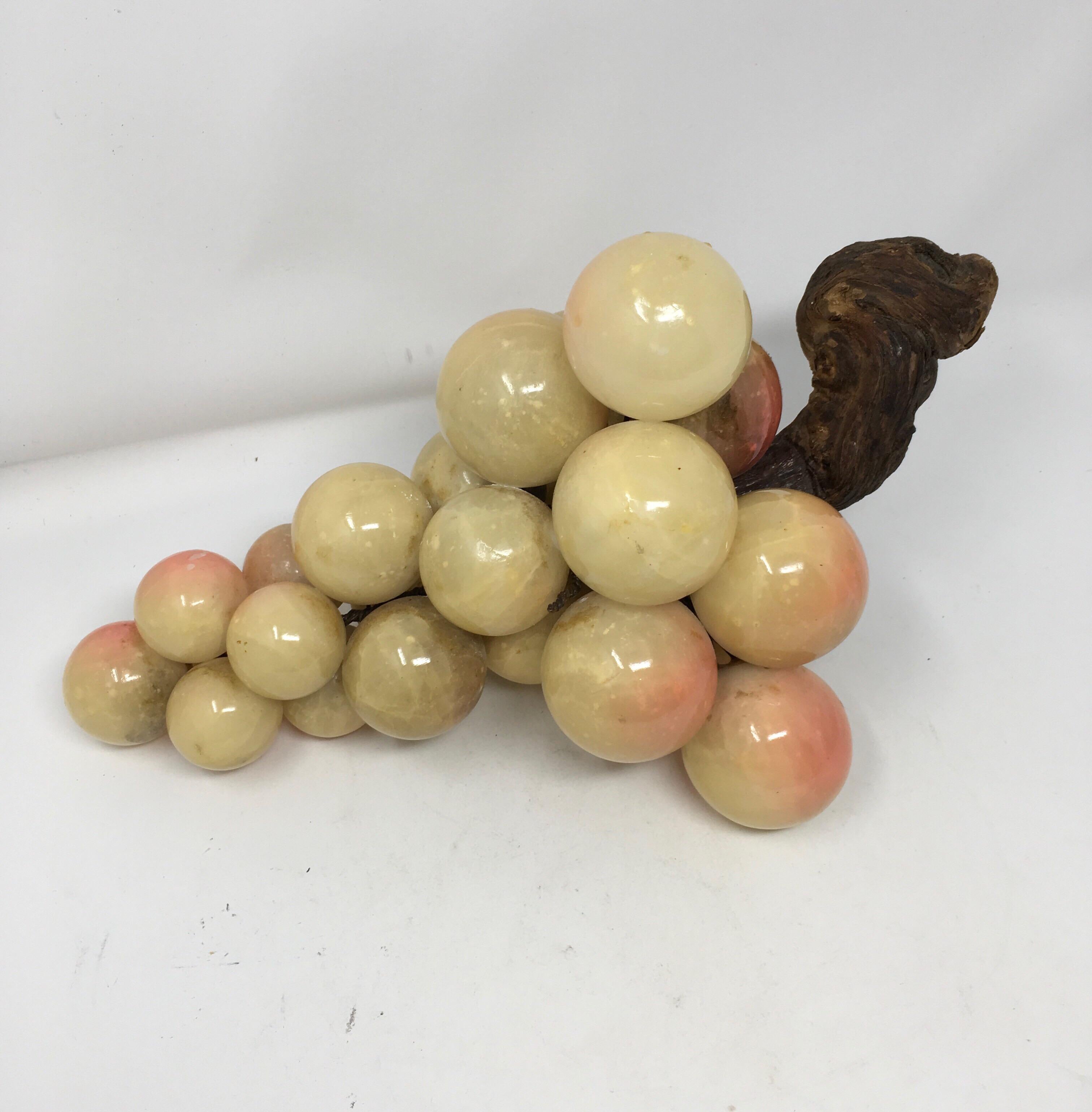 vintage alabaster grapes