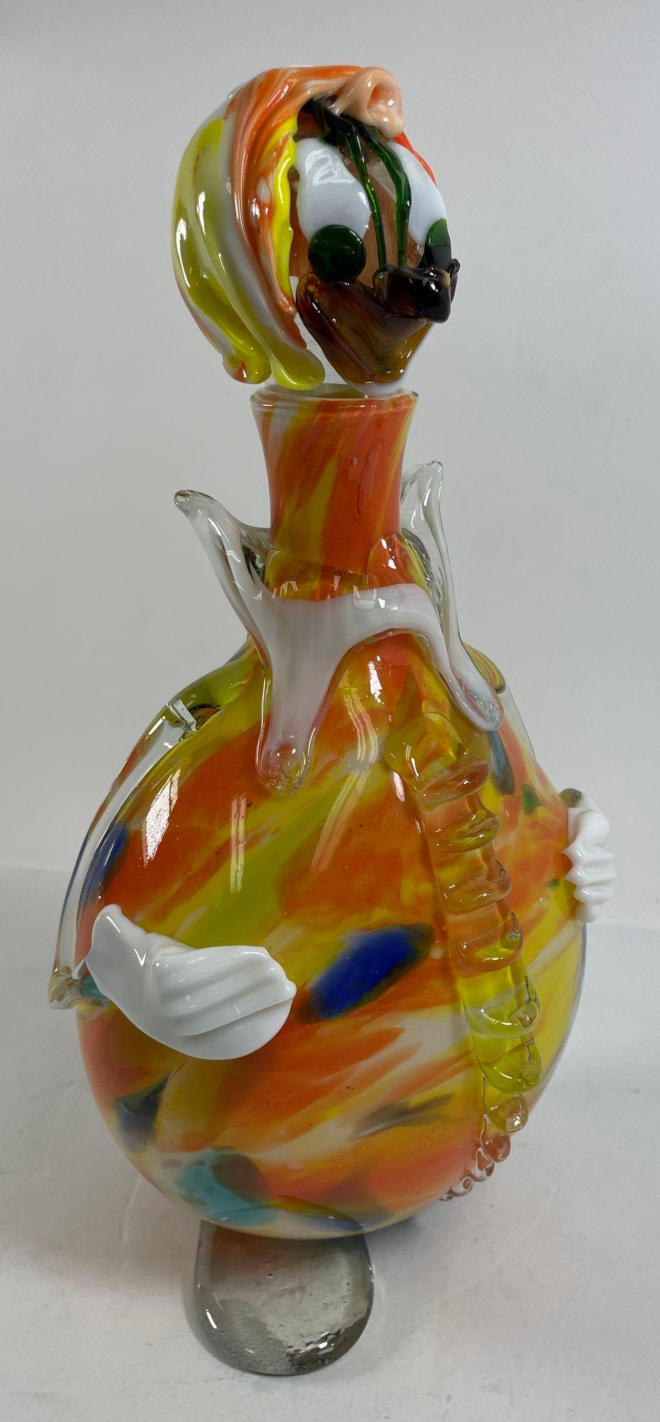 hand blown glass clowns