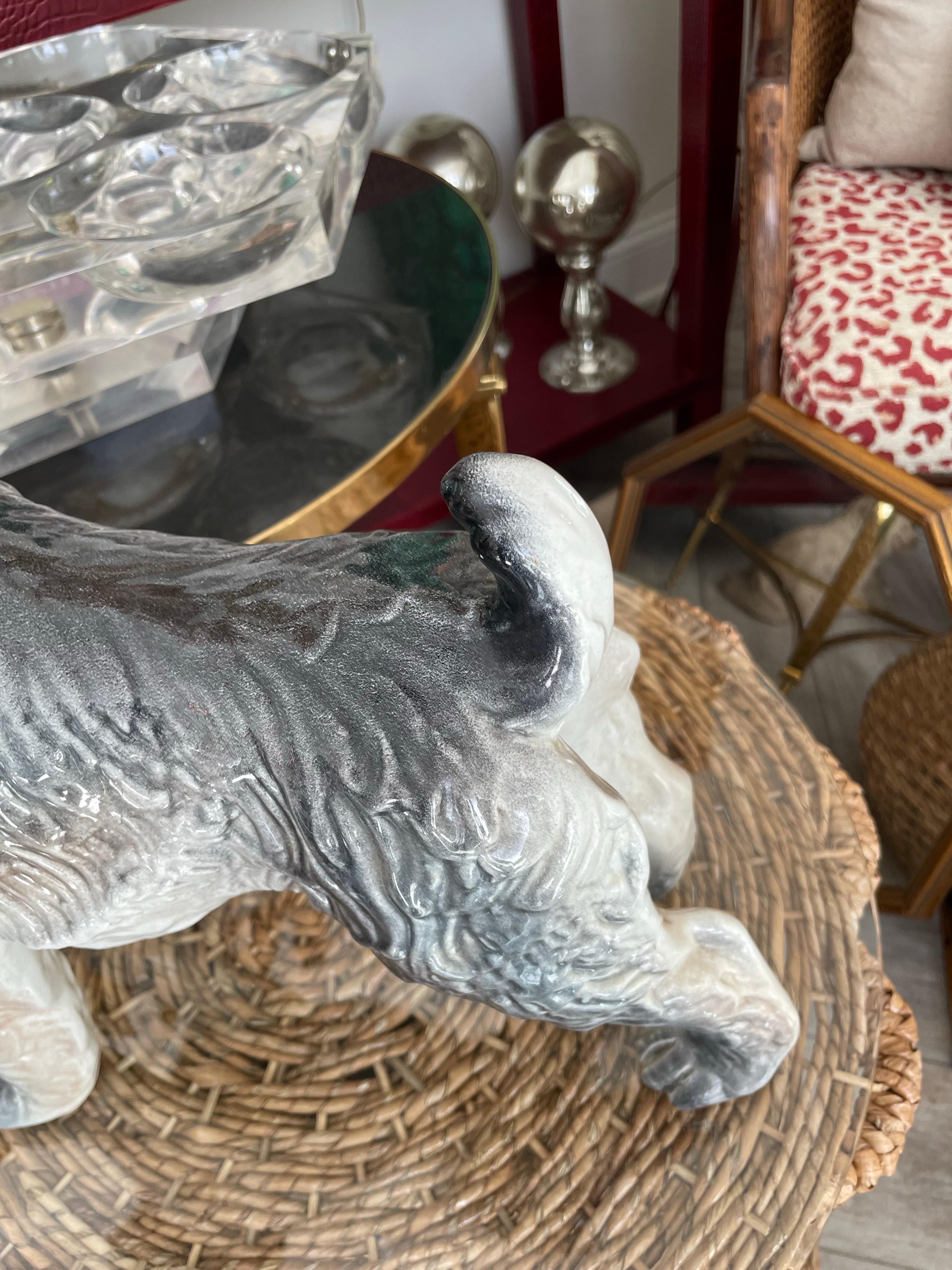 XX secolo Vintage Grande Schnauzer Italiano in piedi in vendita