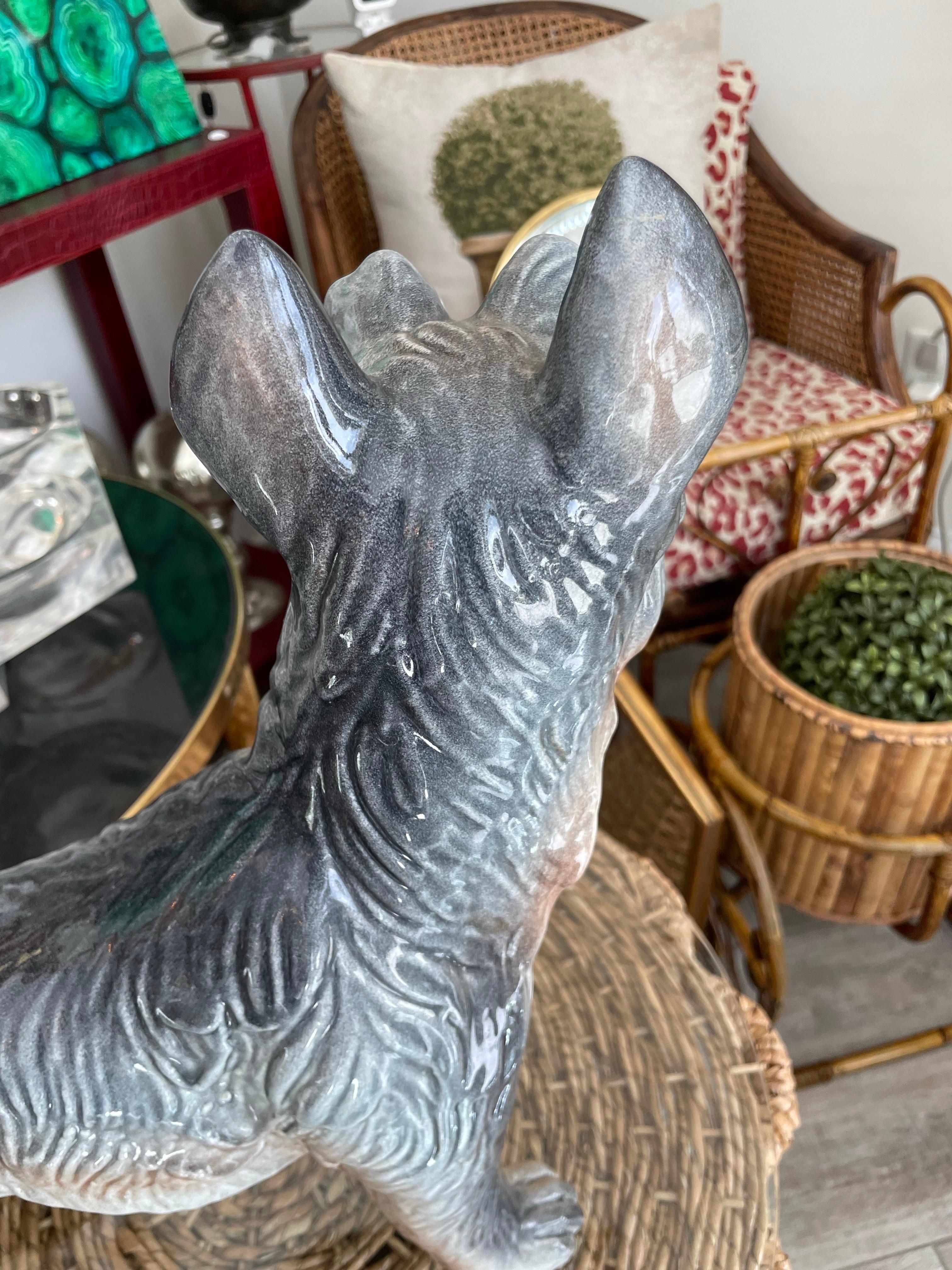 Vintage Grande Schnauzer Italiano in piedi in vendita 1