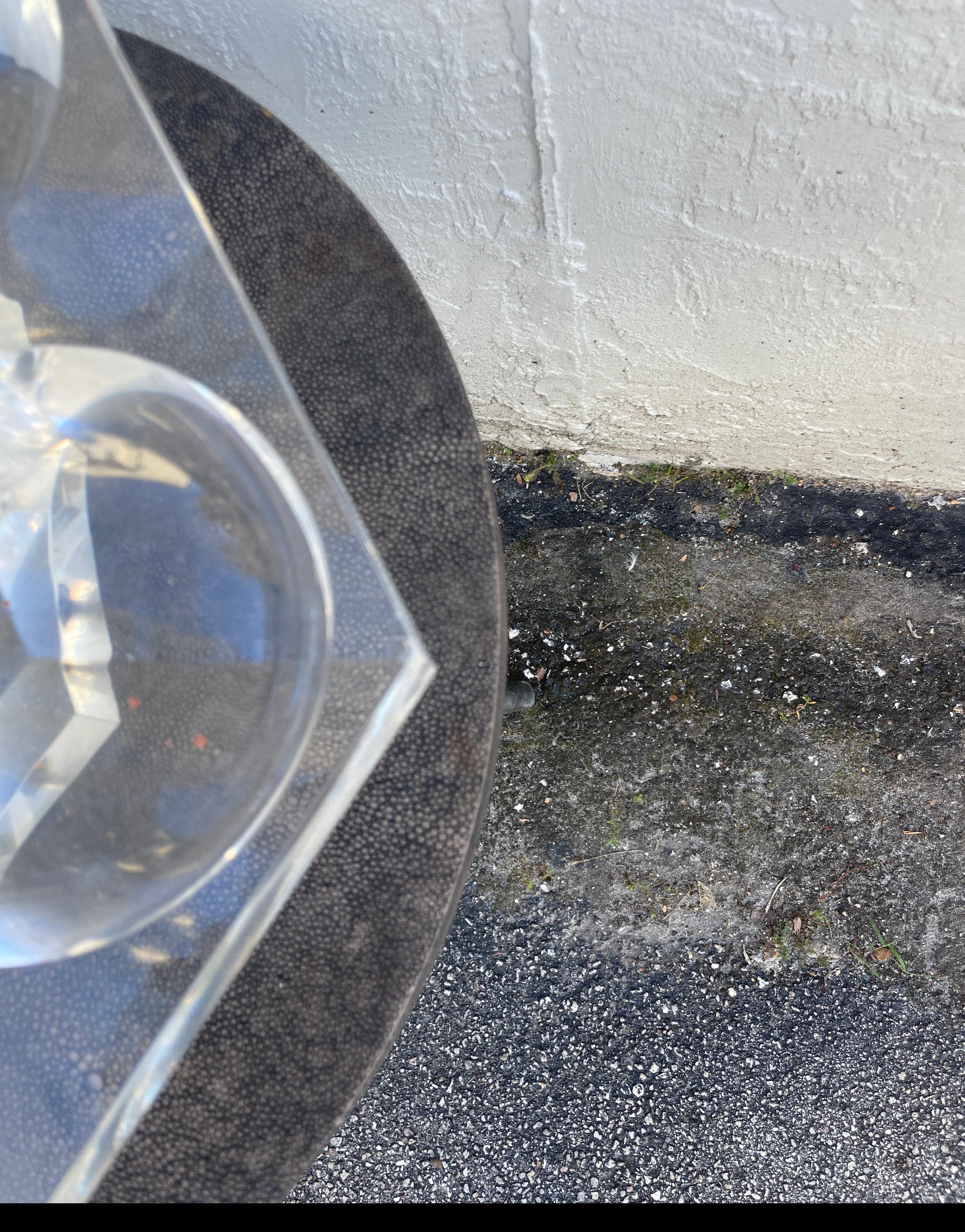 Vintage Large Lucite Lazy Susan For Sale 1