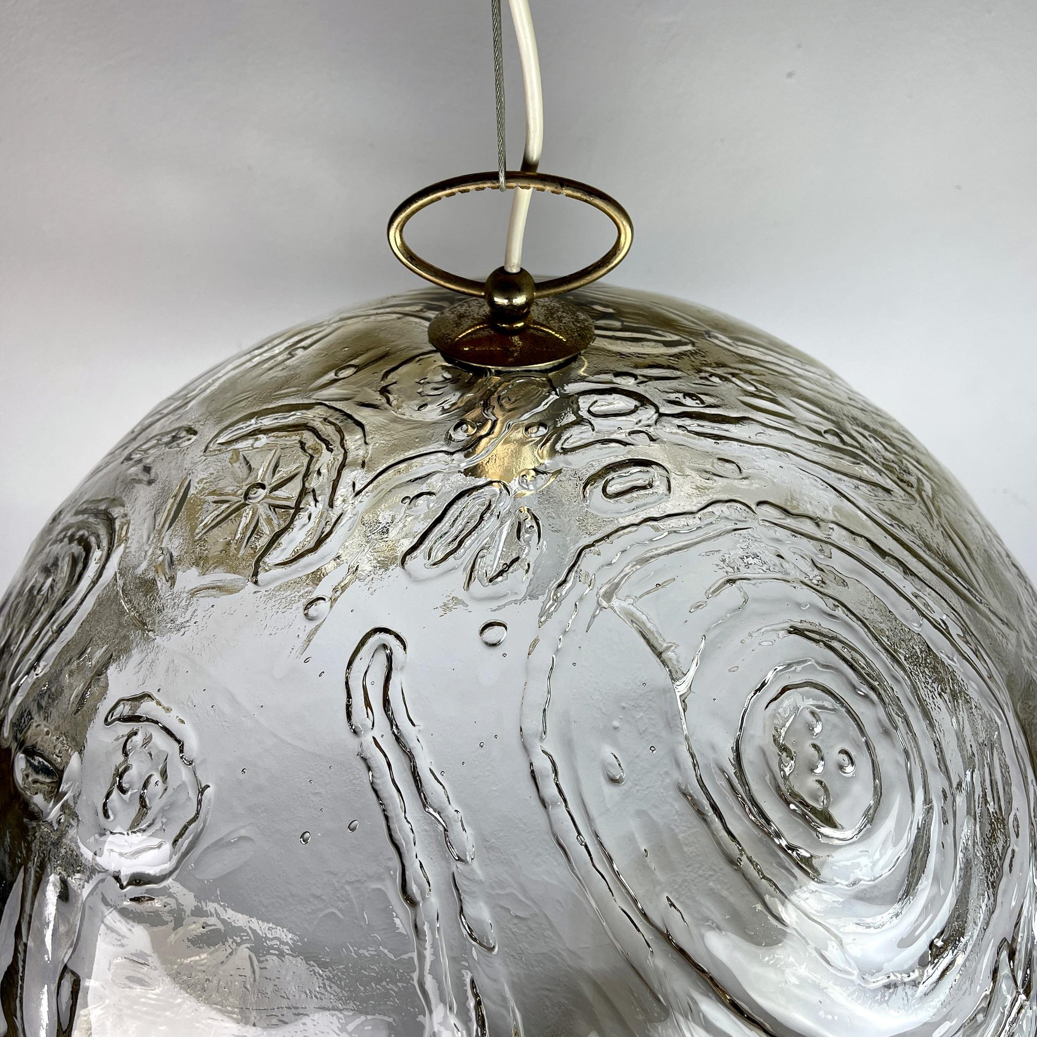 20th Century Vintage Large Murano Pendant Lamp by Manufacture 