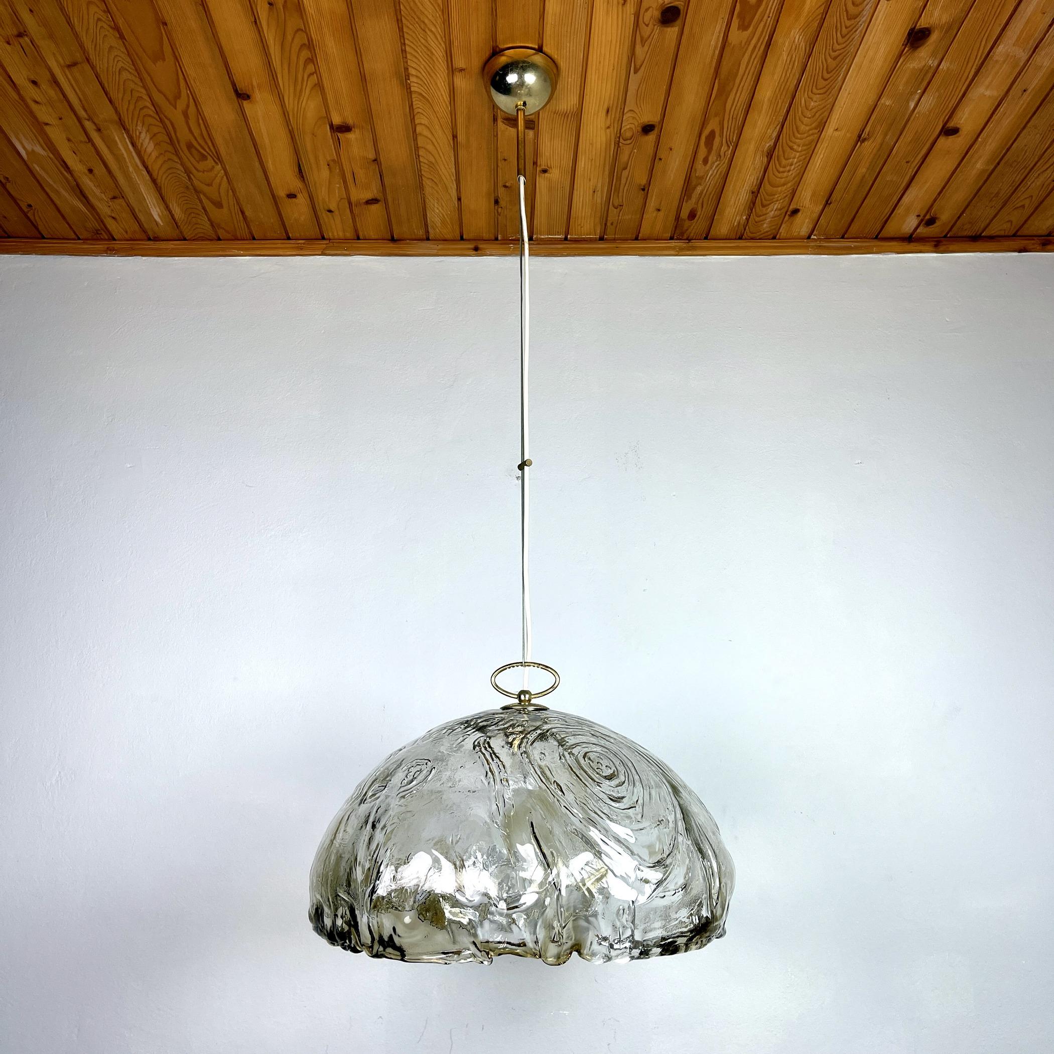 Vintage Large Murano Pendant Lamp by Manufacture 