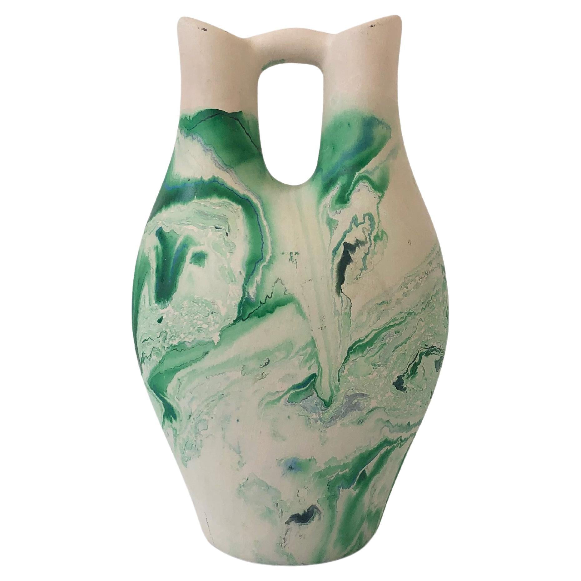 Vintage Large Nemadji Pottery Wedding Vase
