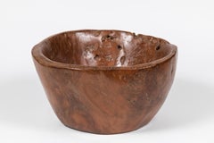 Vintage Large Nepoli Teak Burl Wood Bowl