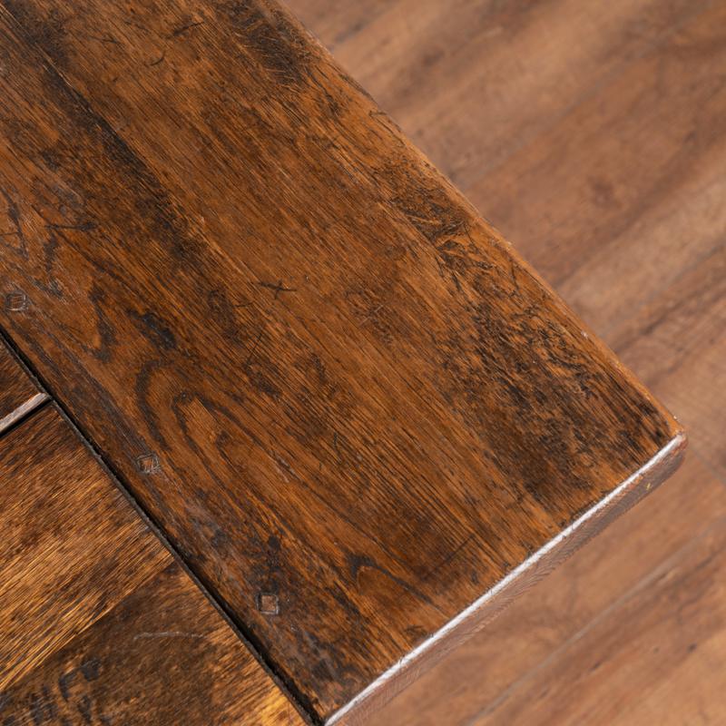 Vintage Large Oak Farm Plank Top Table Dining Table at 1stDibs