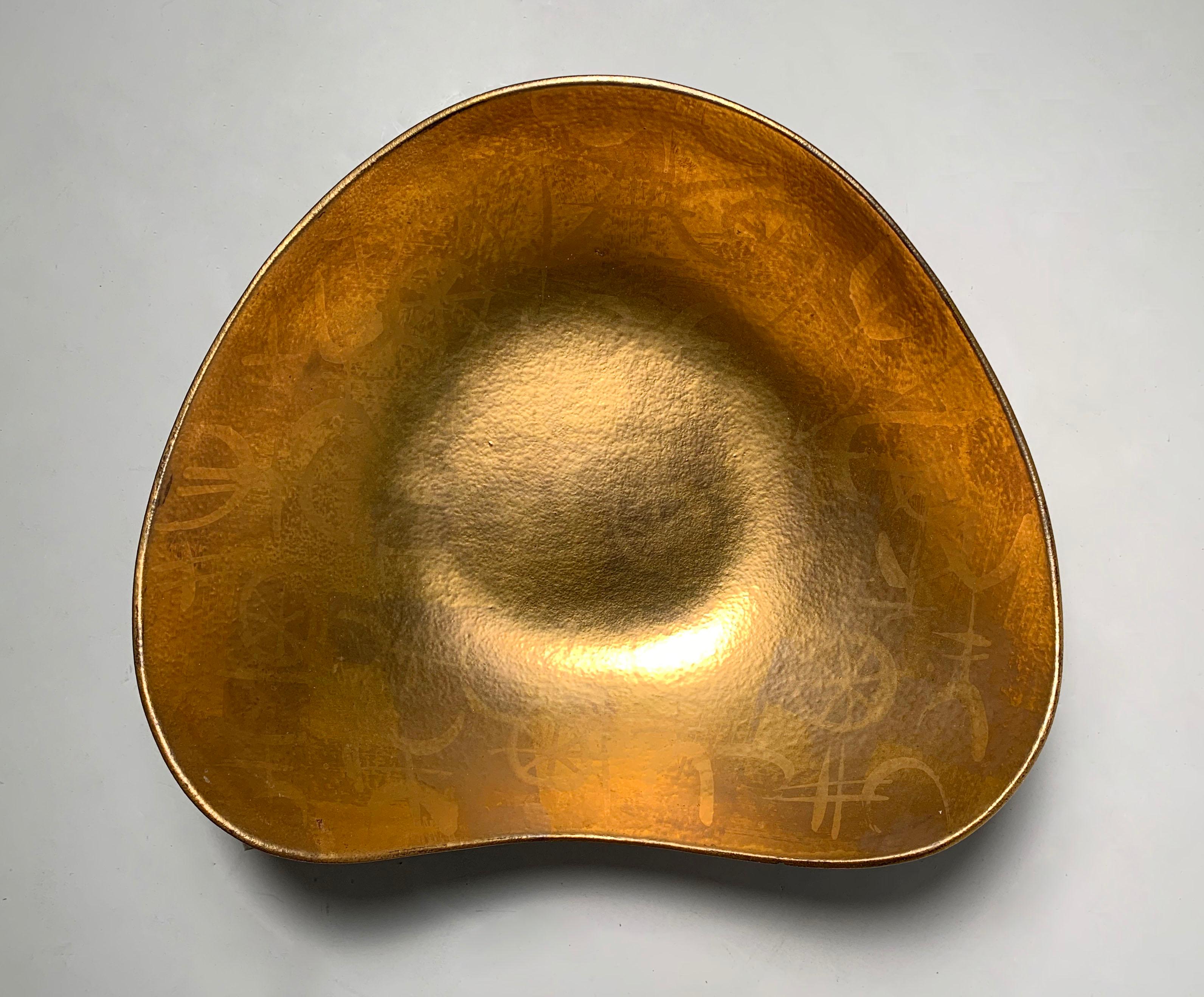 Mid-Century Modern Vintage Large Organic Sascha Brastoff California Modernism Ceramic Bowl