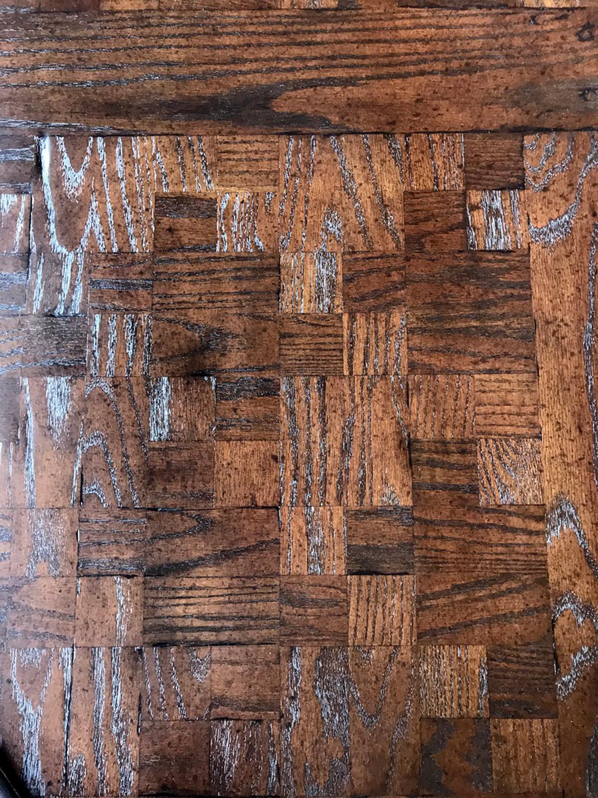 Vintage Large Oval Conference or Center Table in Oak 4