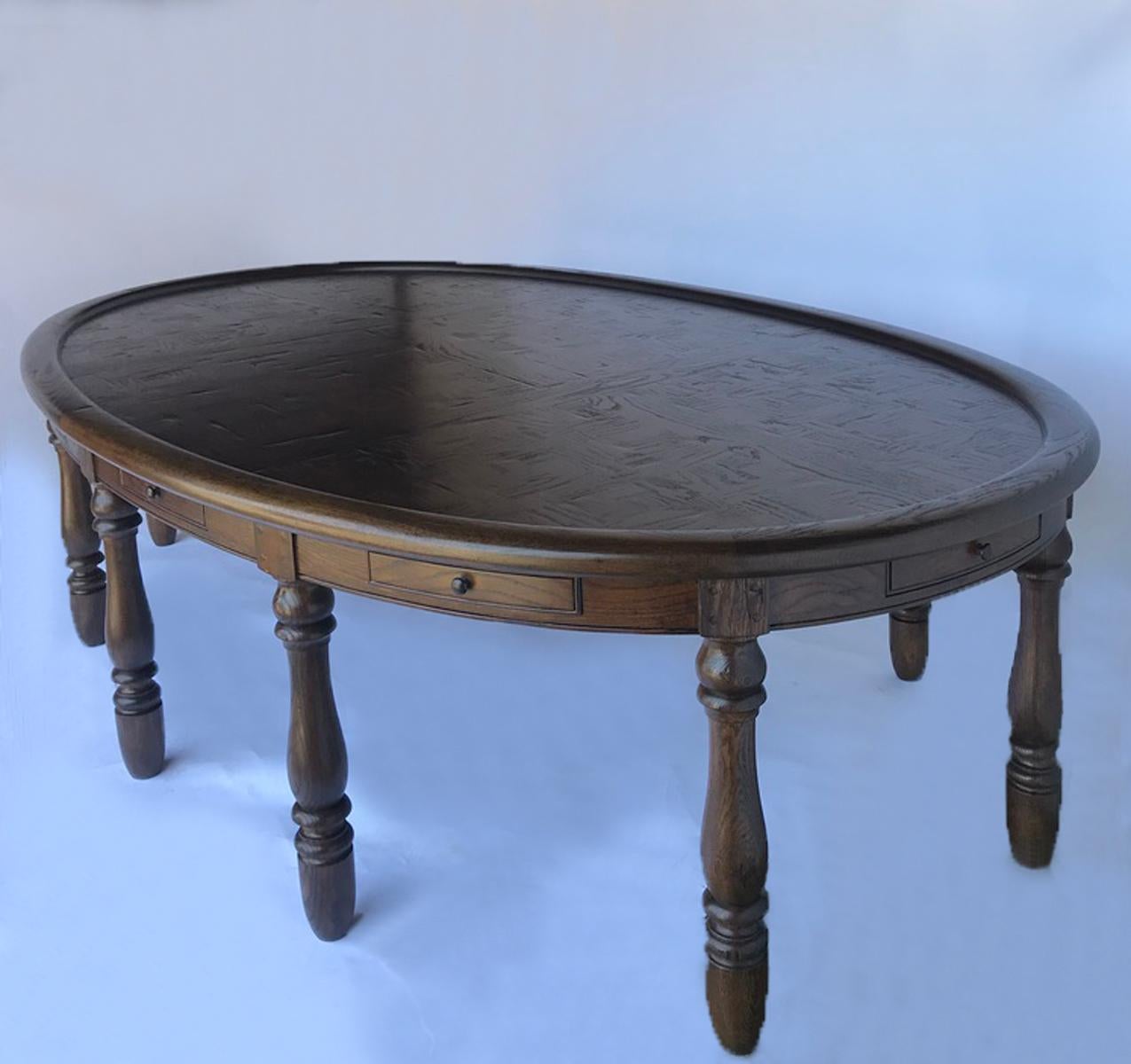 center table oval shape