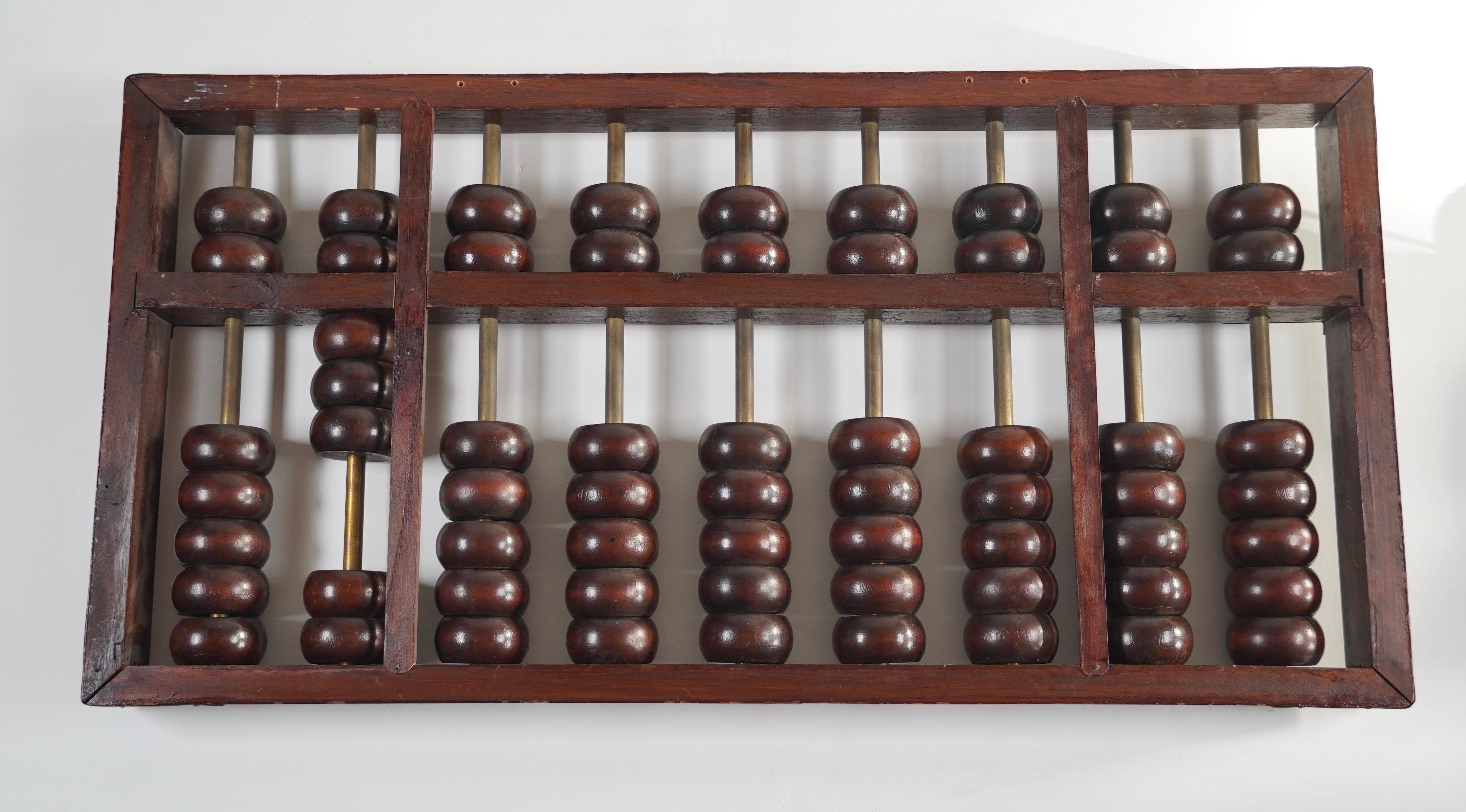 Vintage Large Oversized Class Room Teaching Aid Abacus In Good Condition In Oakland, CA