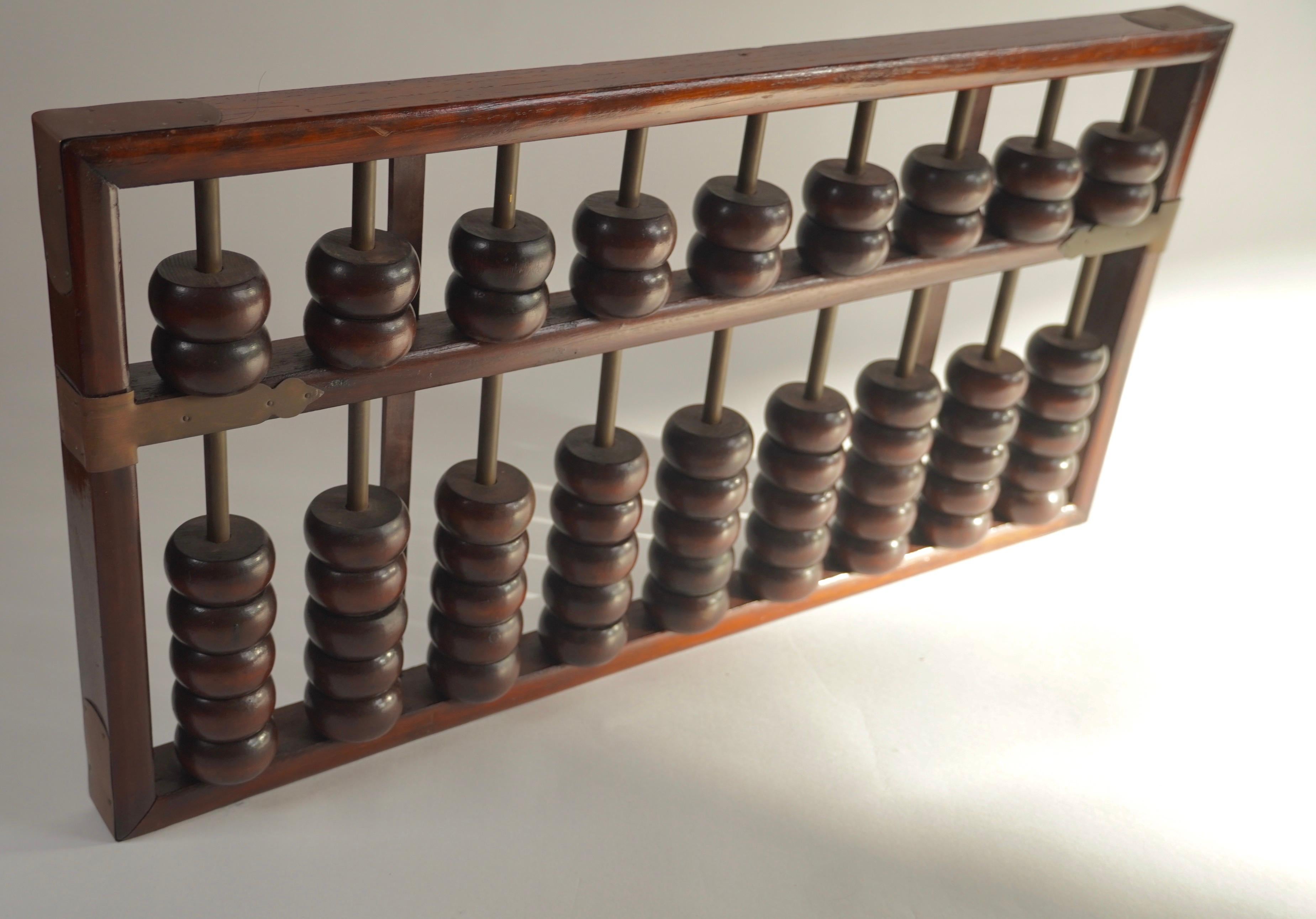 Mid-20th Century Vintage Large Oversized Class Room Teaching Aid Abacus