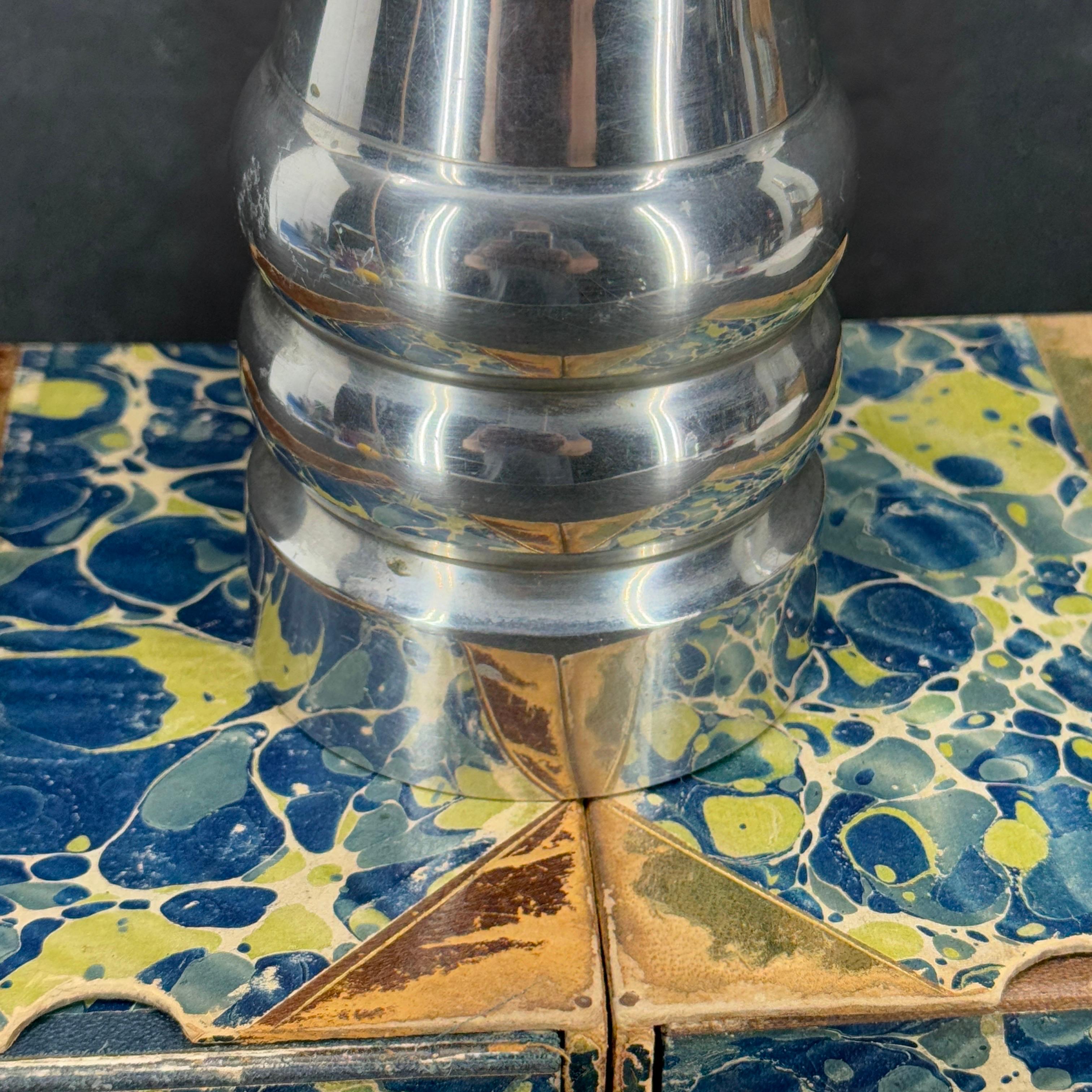 Mid-Century Modern Vintage Large Oversized Italian Salt Pepper Mill For Sale