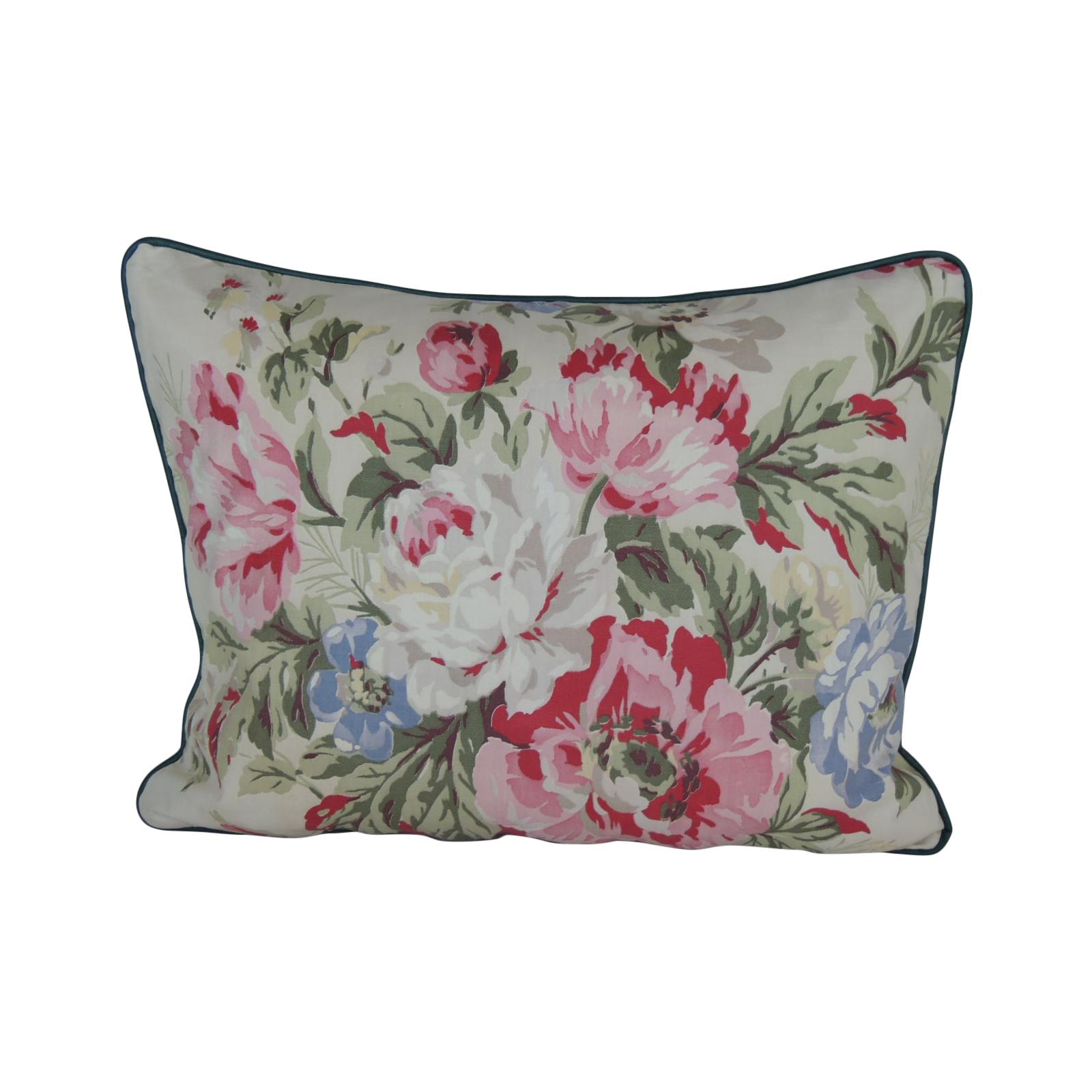 large pink throw pillows