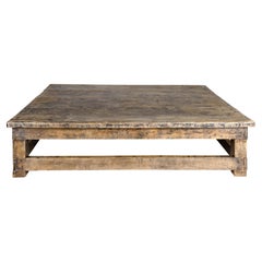 Vintage Large Plank Top Coffee Table