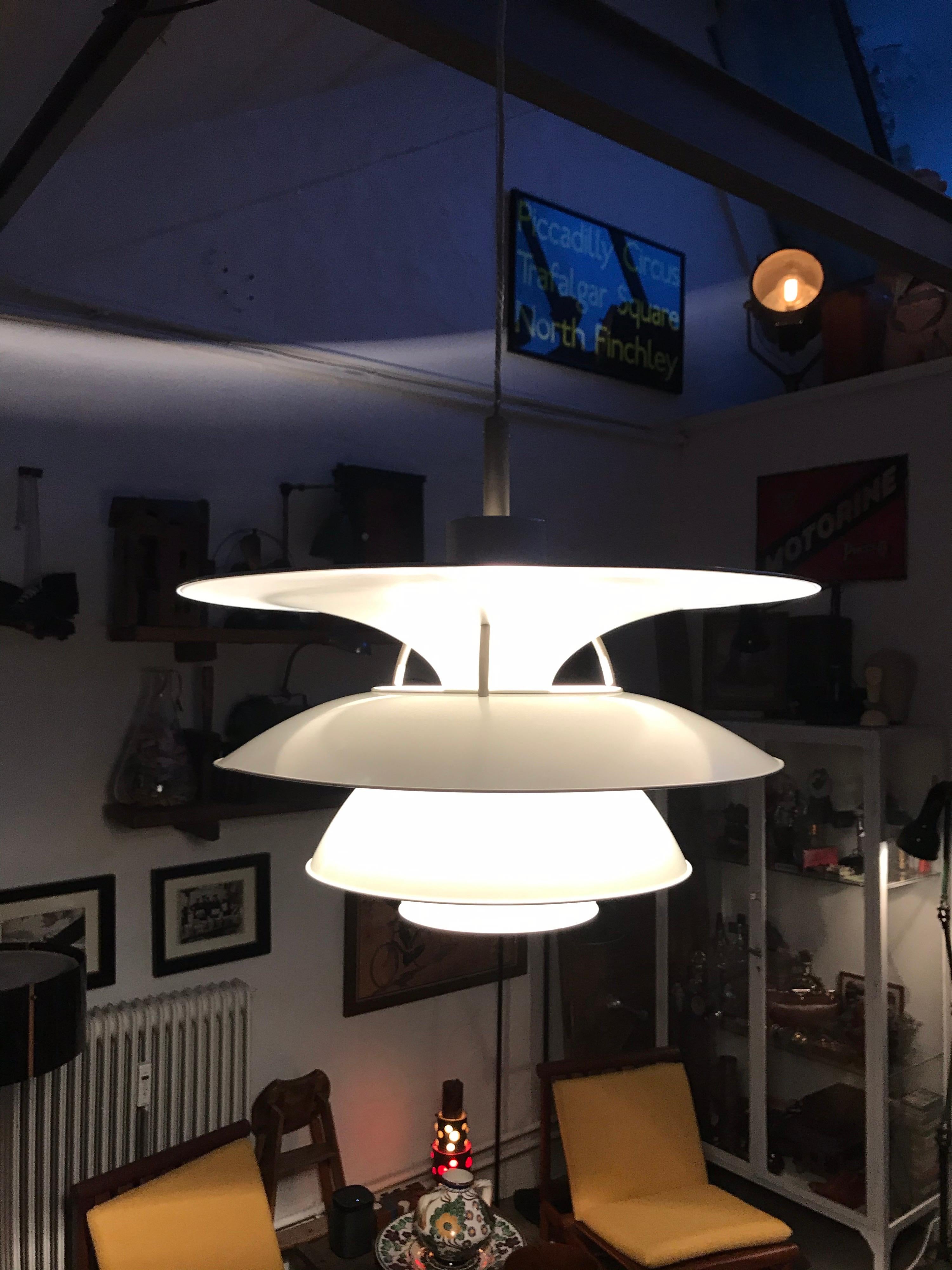 Iconic Vintage Large P. Henningsen PH6 Charlottenborg Chandalier with Provenance 2