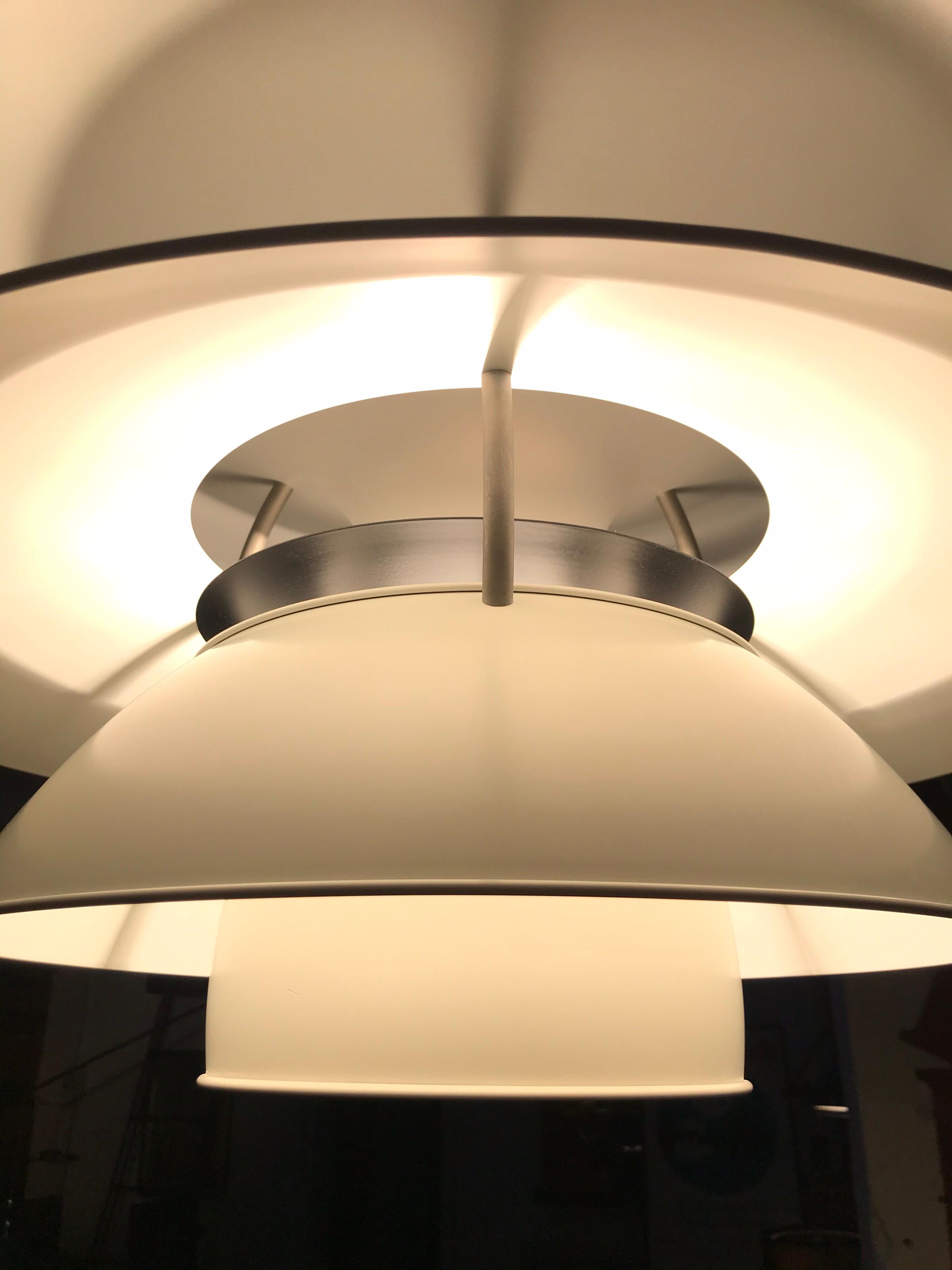 Mid-Century Modern Iconic Vintage Large P. Henningsen PH6 Charlottenborg Chandalier with Provenance