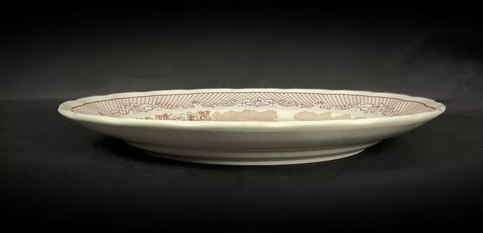 20th Century Vintage Large Round Faience Plate 