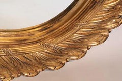 Vintage Large Scale Italian Wooden Sunburst Mirror