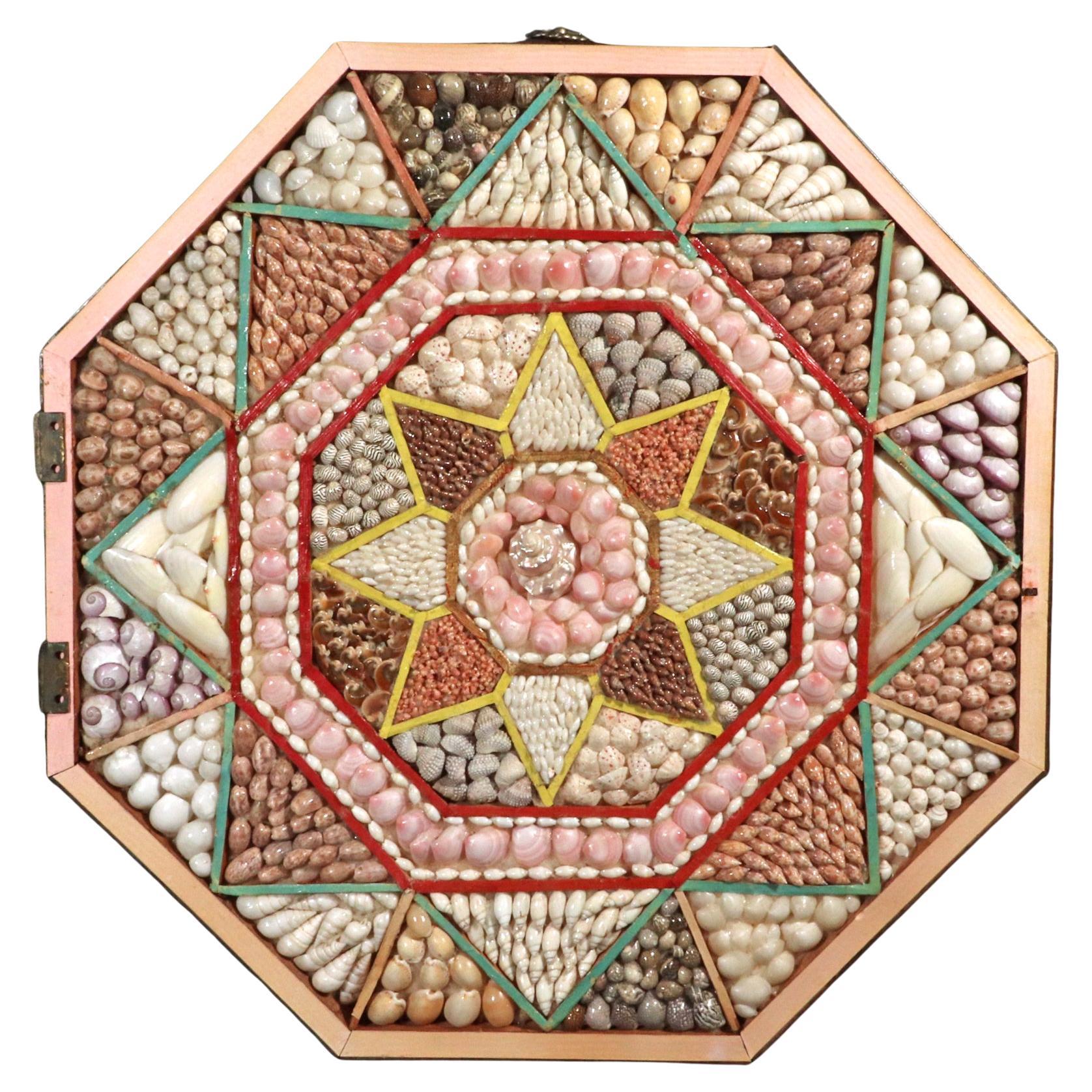 Vintage Large Shellwork Sailor's Valentine