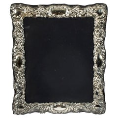 Vintage Large Sterling Silver Photo Frame Carrs of Sheffield 20th C
