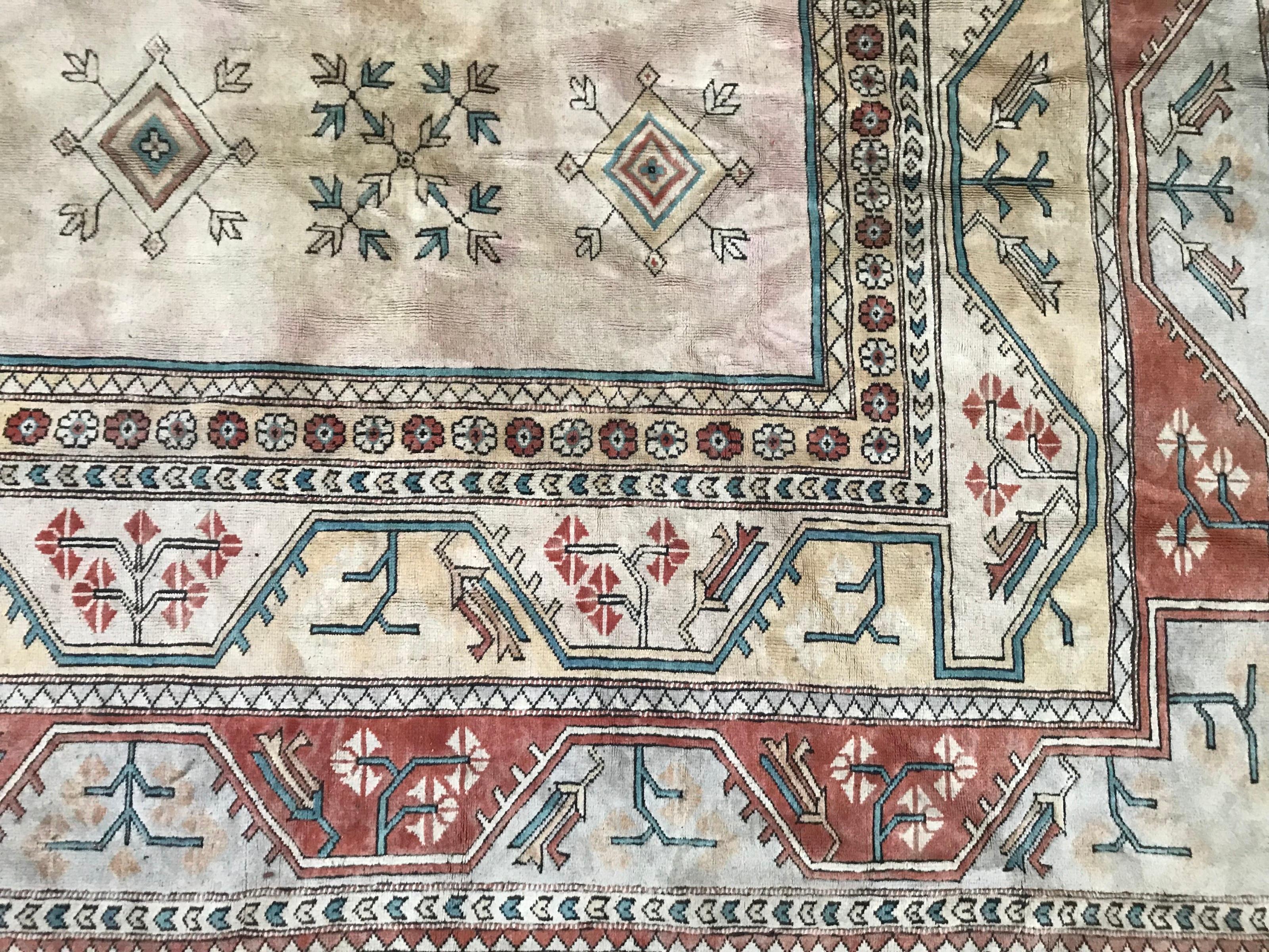 Großer türkischer Kars-Teppich, Vintage (Kasachisch) im Angebot
