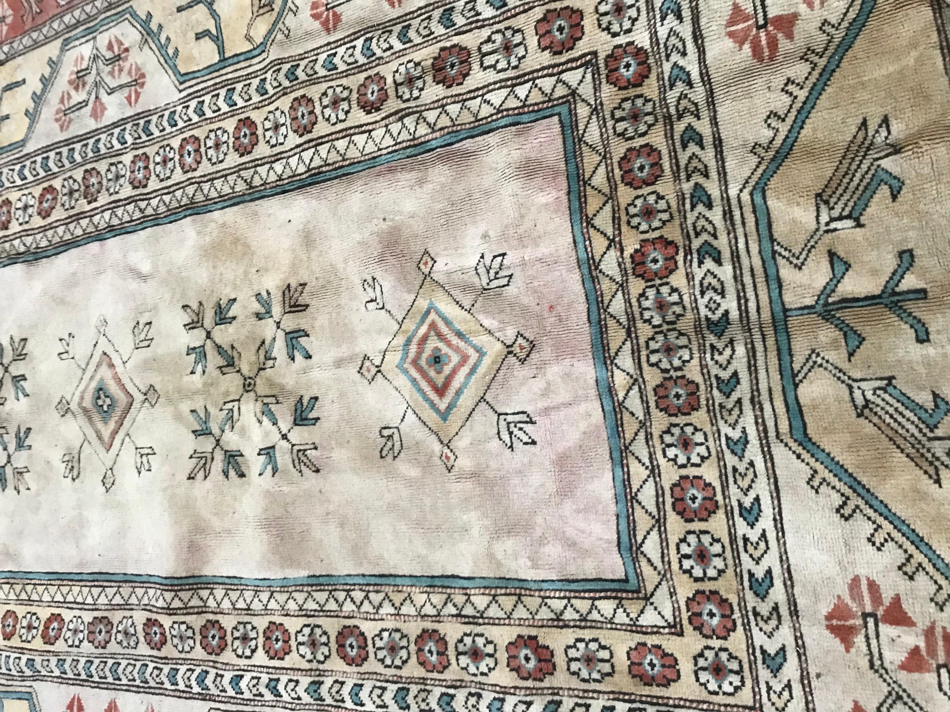 Großer türkischer Kars-Teppich, Vintage (Türkisch) im Angebot