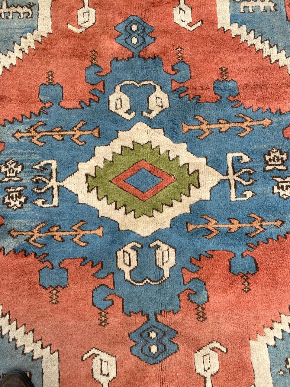 20th Century Vintage large Turkish Kars Rug