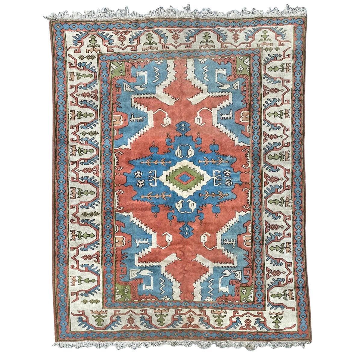 Vintage large Turkish Kars Rug