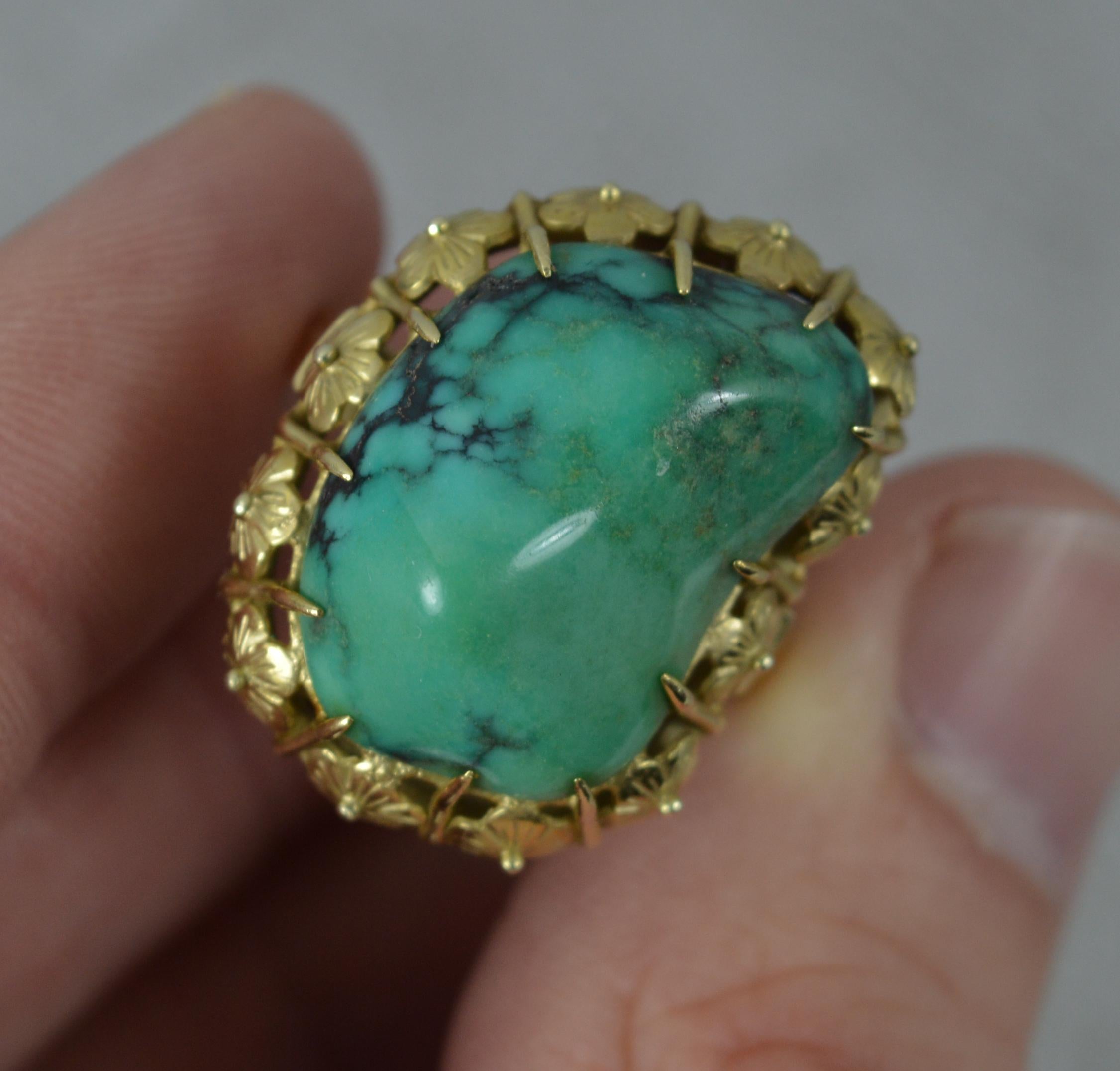 large turquoise stone