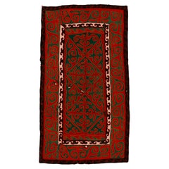 Vintage Large Uzbek Felt Rug