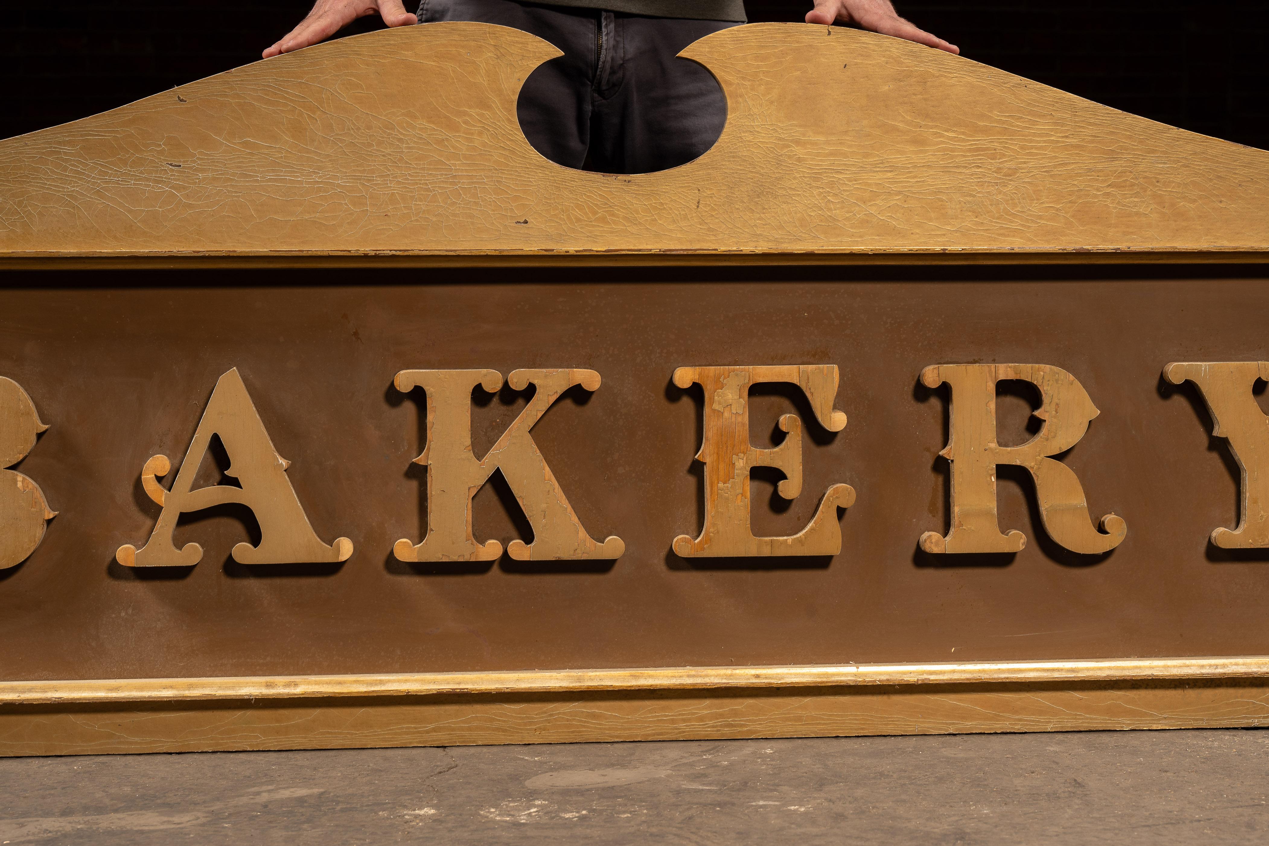 Vintage große hölzerne 