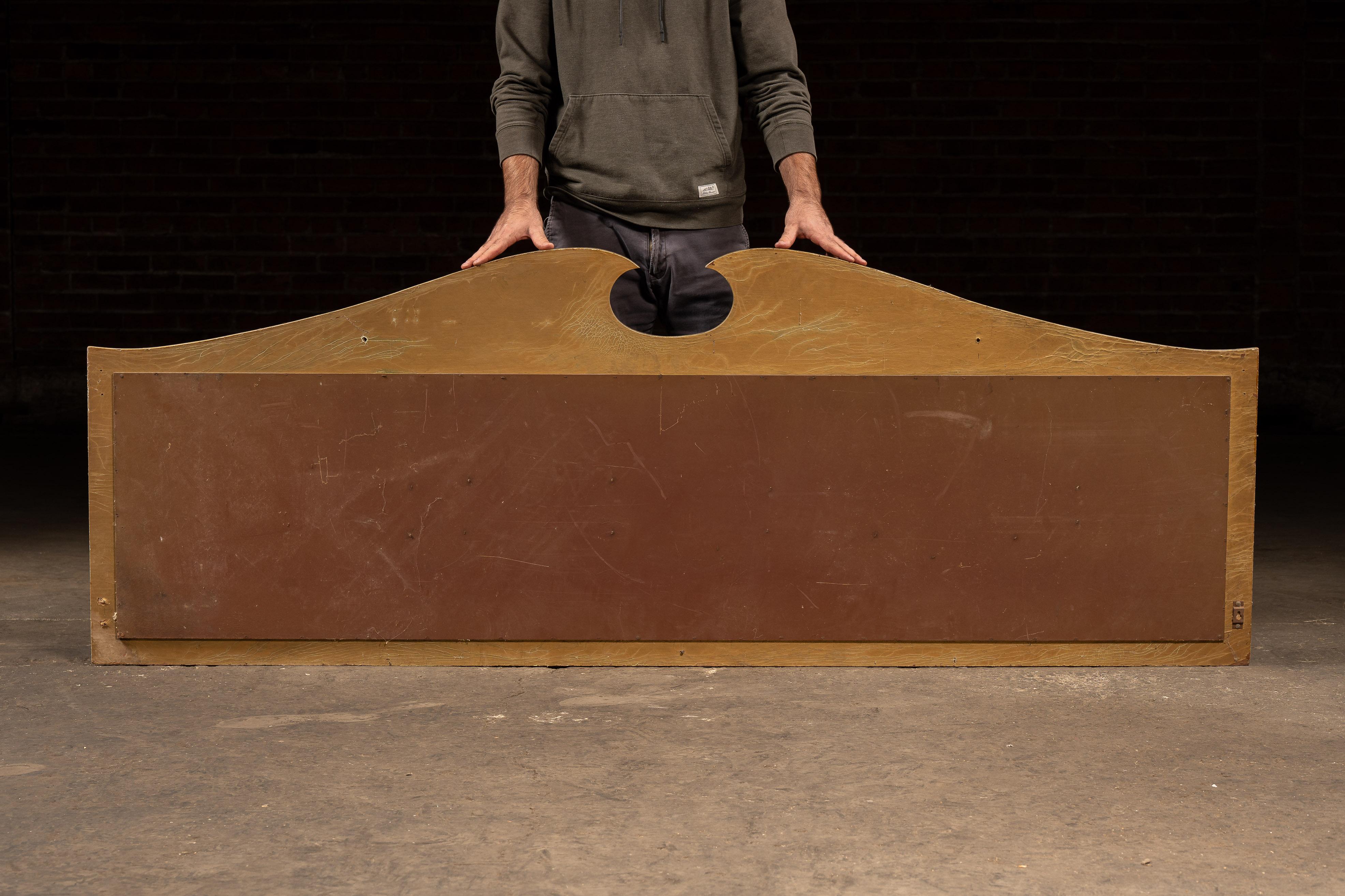 Vintage große hölzerne 