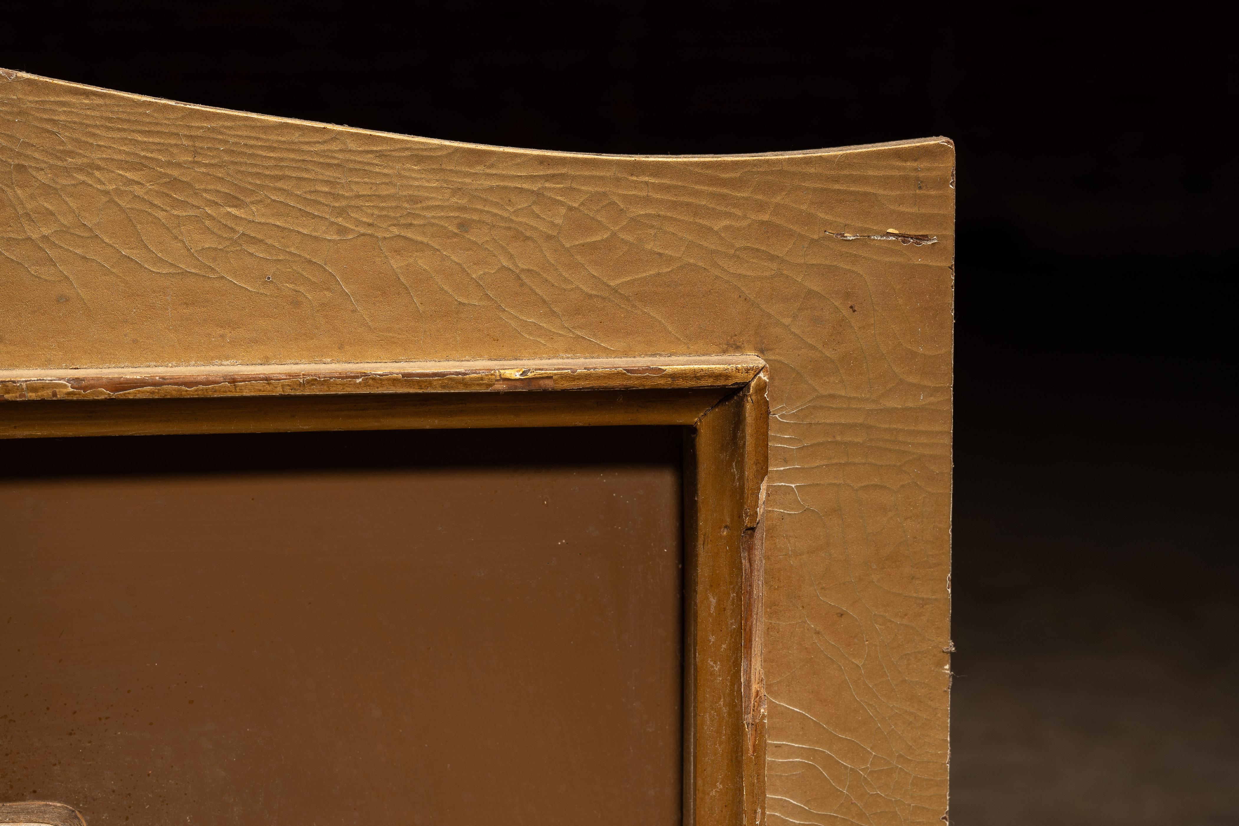 Vintage große hölzerne 