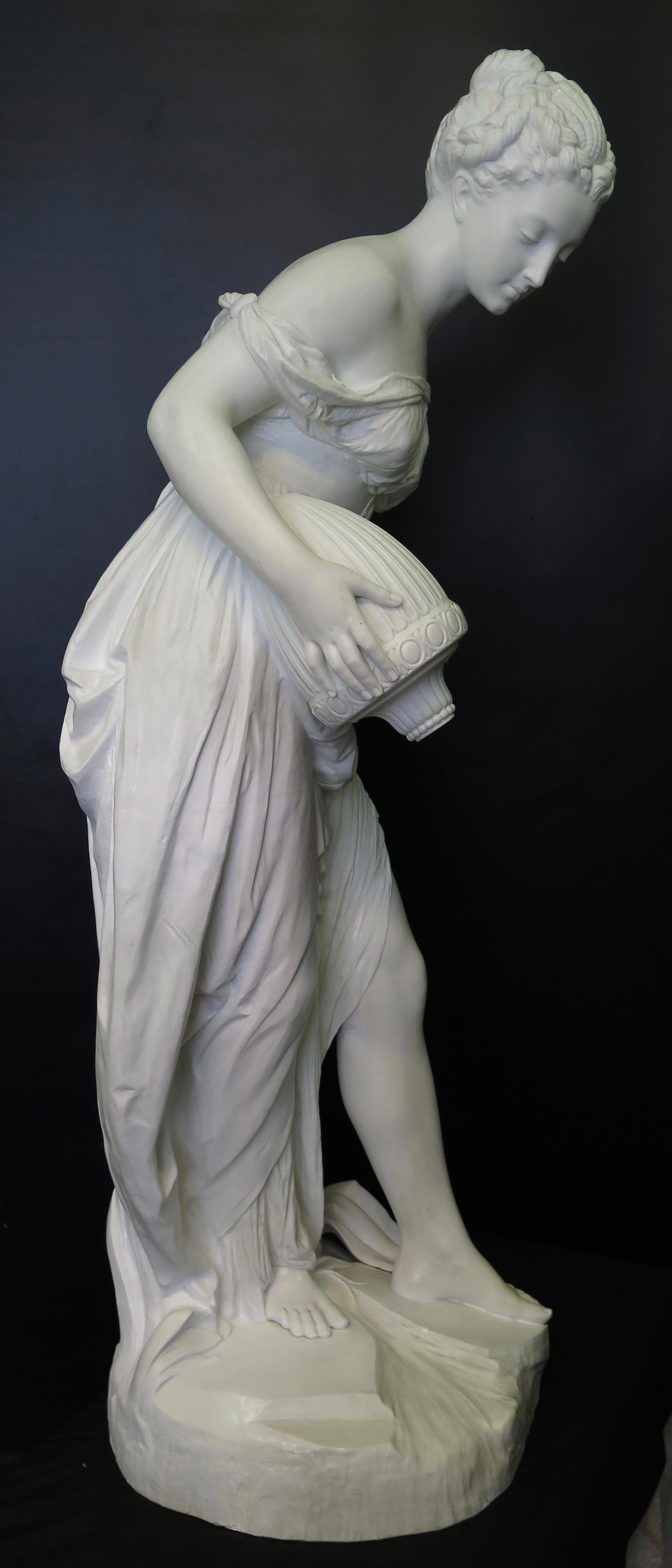 Vintage Late 19th Century Large Porcelain Figural Sculpture 5