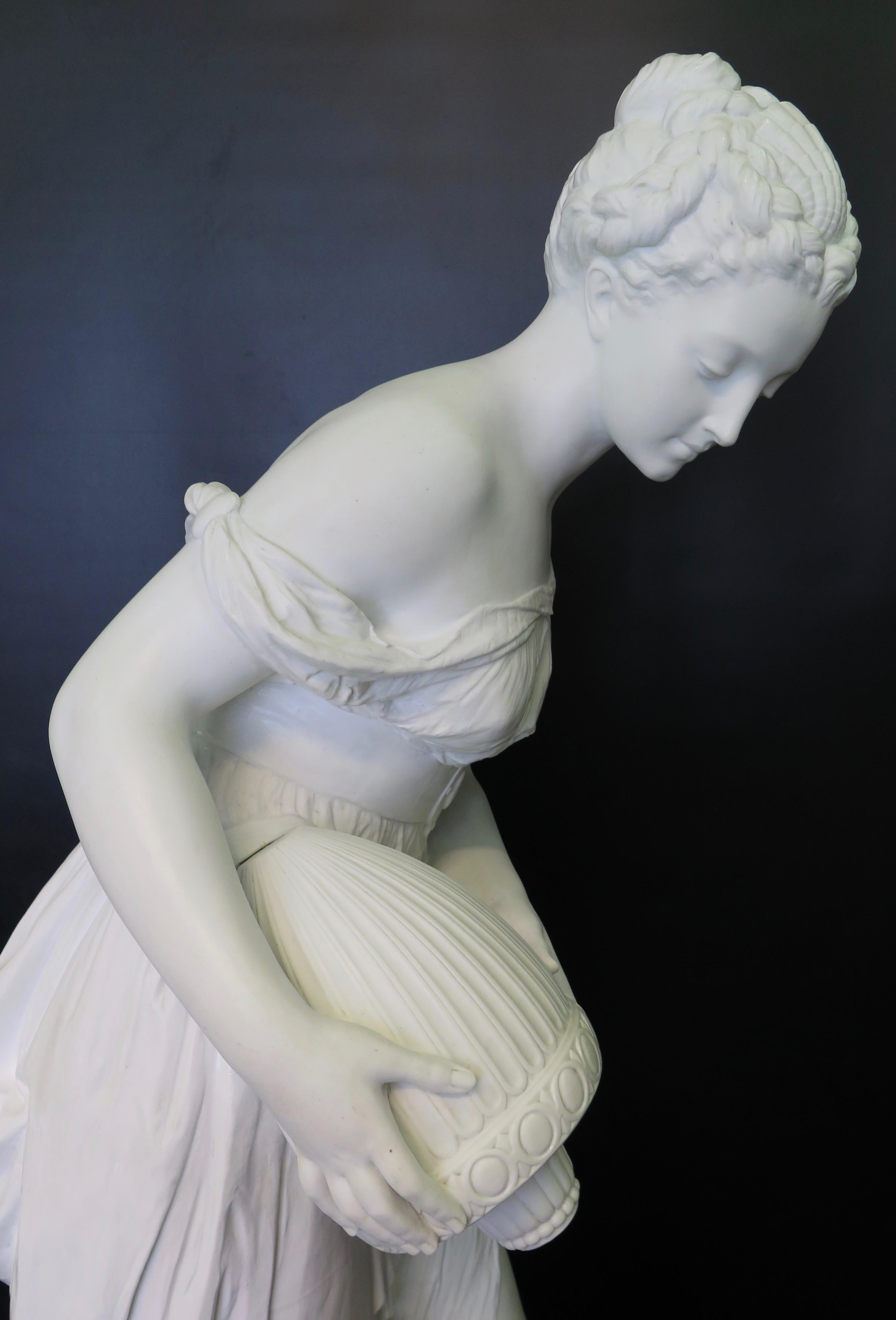 Vintage Late 19th Century Large Porcelain Figural Sculpture 6