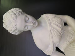 Vintage Late 19th Century Large Porcelain Figural Sculpture