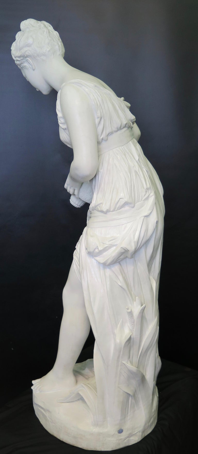 Vintage Late 19th Century Large Porcelain Figural Sculpture For Sale at 1stDibs