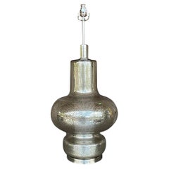 Vintage Late 20th Century Boho Mercury Glass Lamp