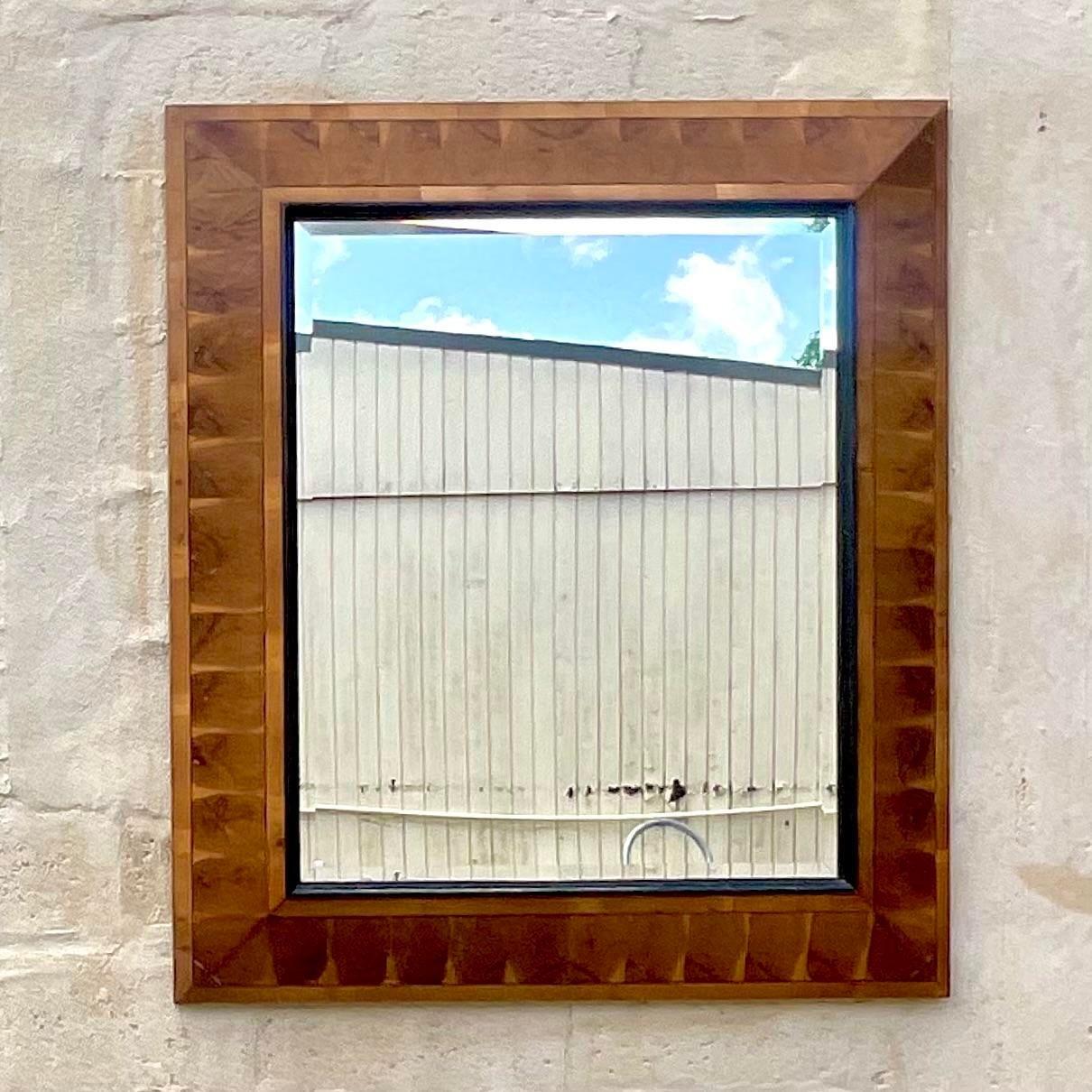 Américain Paire de lampes palmier en bois sculpté de style côtier de la fin du 20e siècle en vente