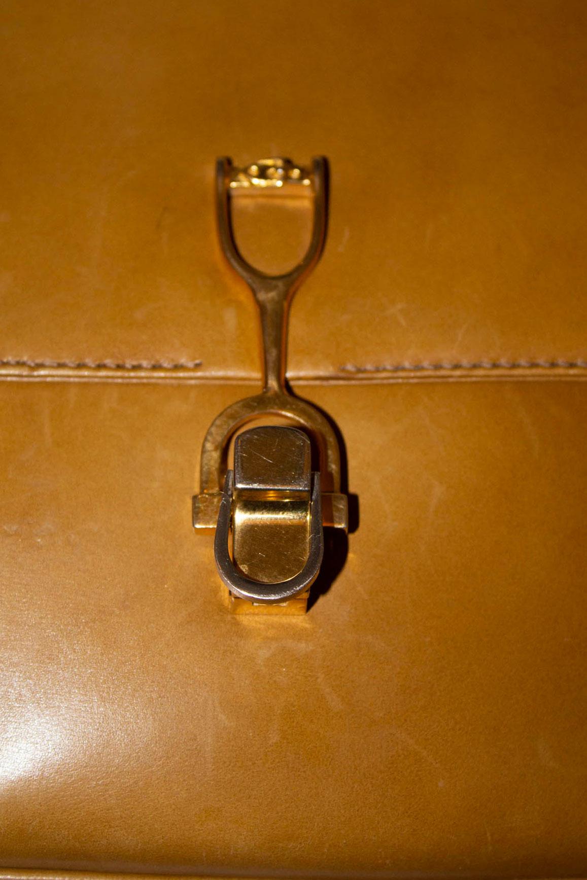 Vintage Launer Leather Bag In Good Condition In London, GB