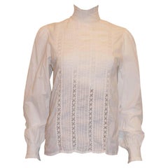 Vintage Laura Ashley Cotton Blouse