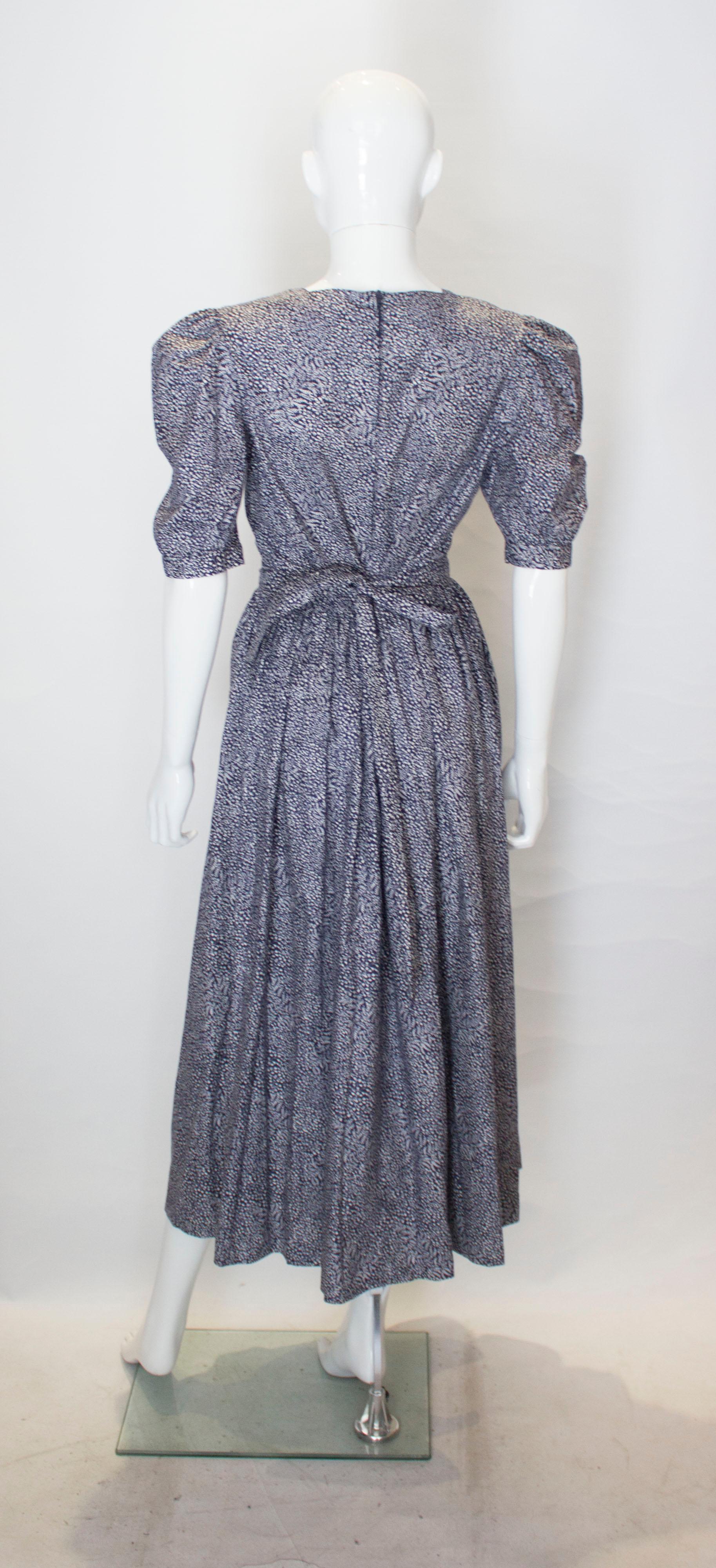 Vintage Laura Ashley Cotton Dress In Good Condition In London, GB