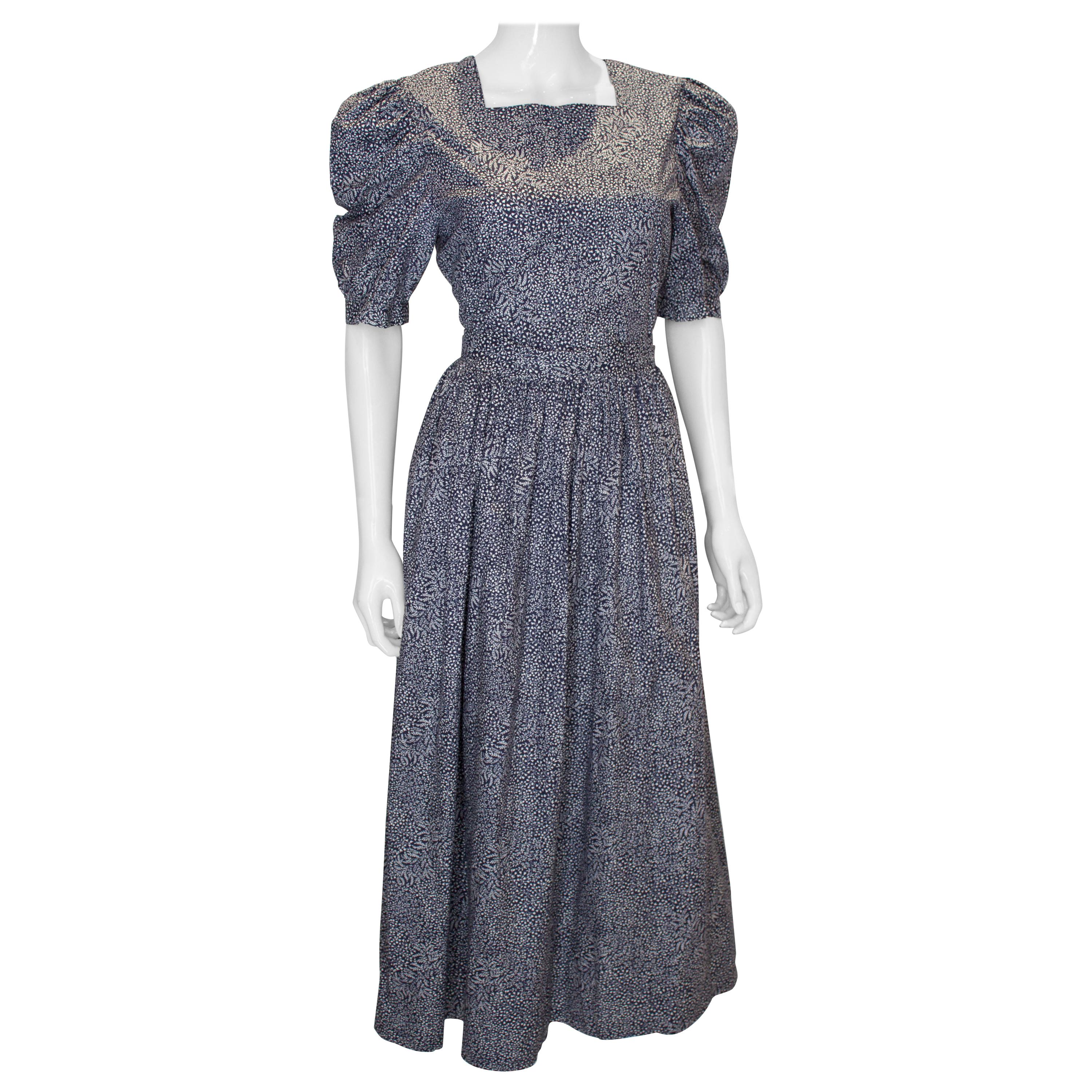 Vintage Laura Ashley Cotton Dress