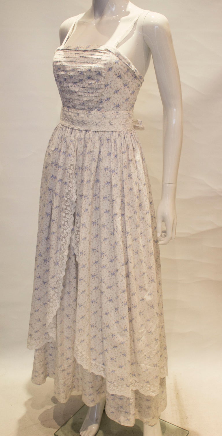 Women's Vintage Laura Ashley Dress and Bolero For Sale