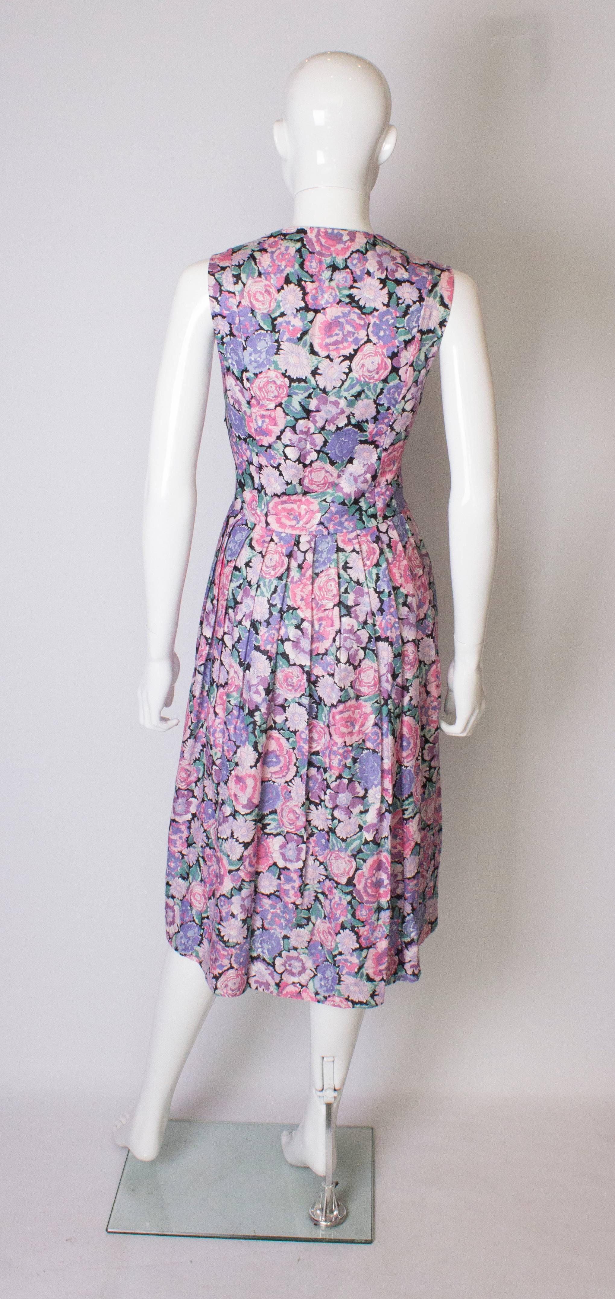 Vintage Laura Ashley Floral Dress 1