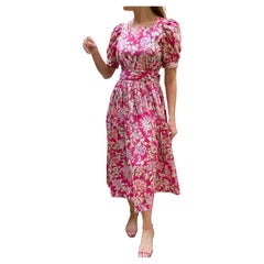 Used Laura Ashley Floral Dress, 1980s
