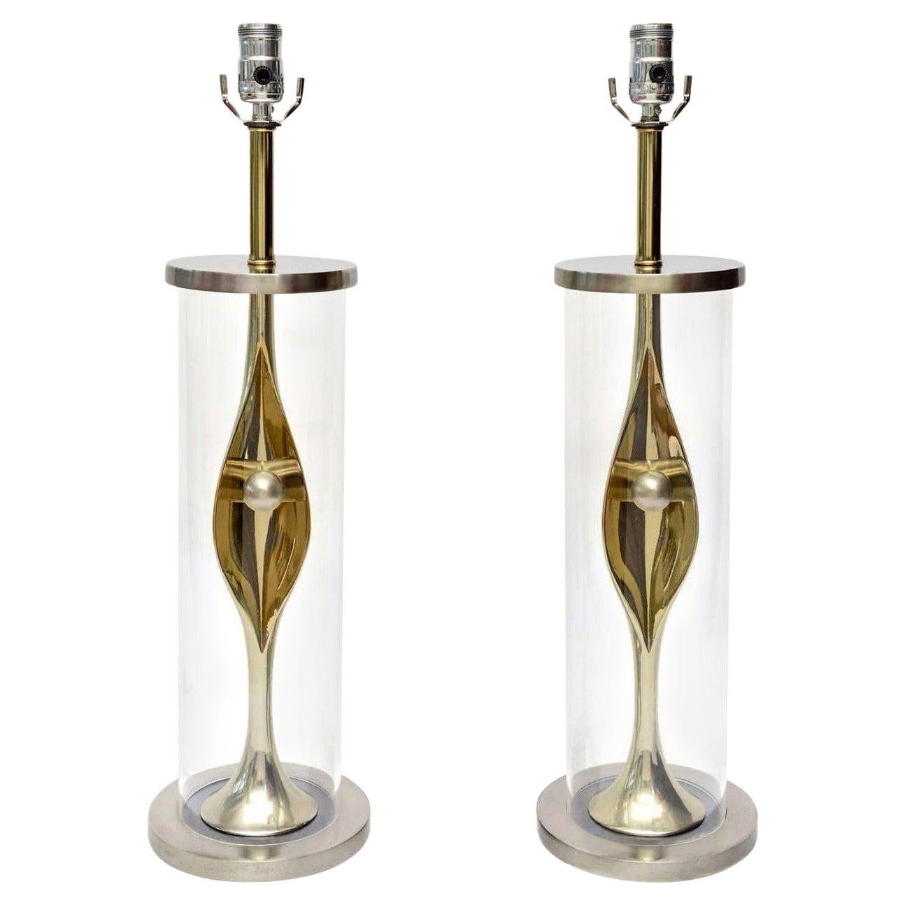 Lampe Laurel Co, lampes sculpturales mi-siècle moderne